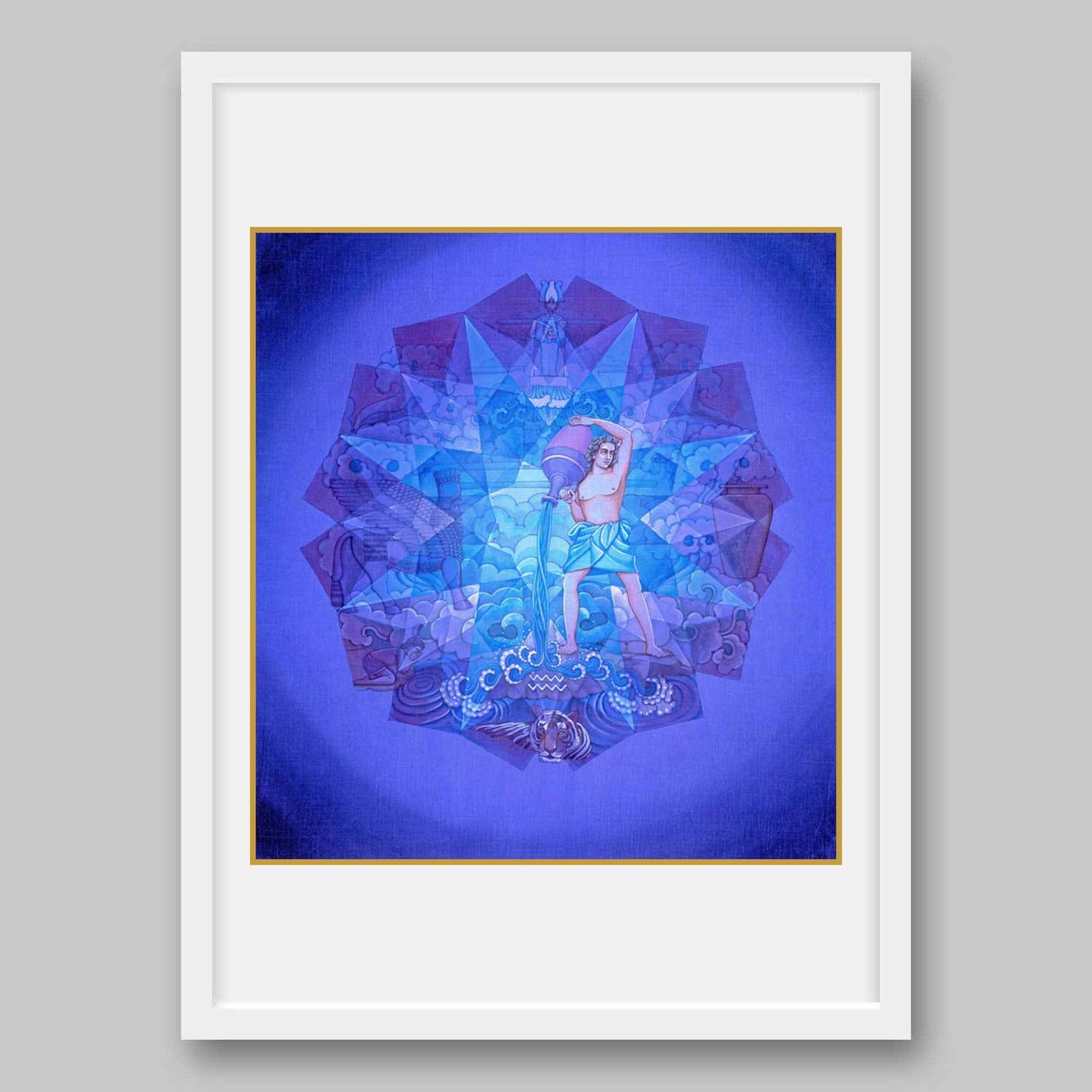 Aquarius- High Quality Print of Artwork by Pieter Weltevrede - Home Decor