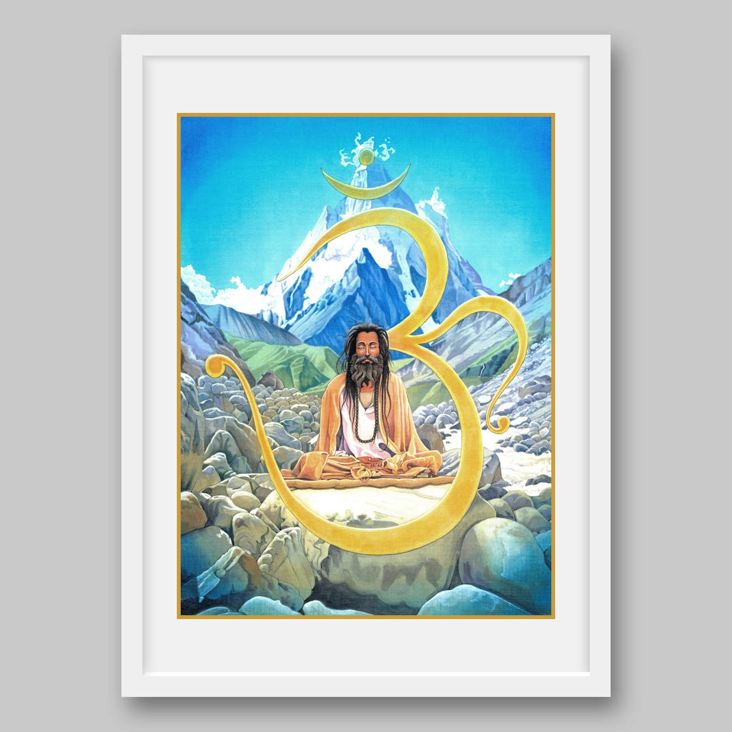 Om – Sound of the cosmos – High Quality Print of Artwork by Pieter Weltevrede - Sagar World
