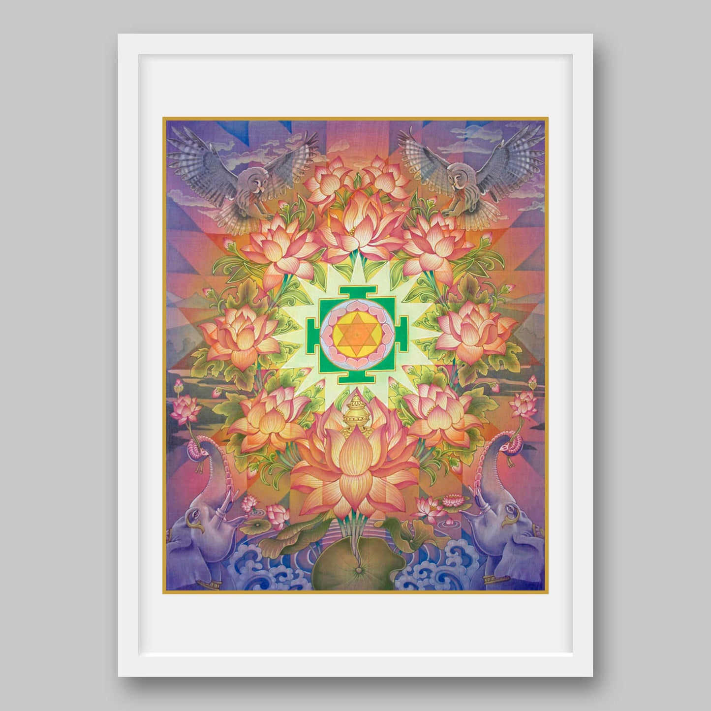 Laxmi Mandala - High Quality Print of Artwork by Pieter Weltevrede - Home Decore - Sagar World