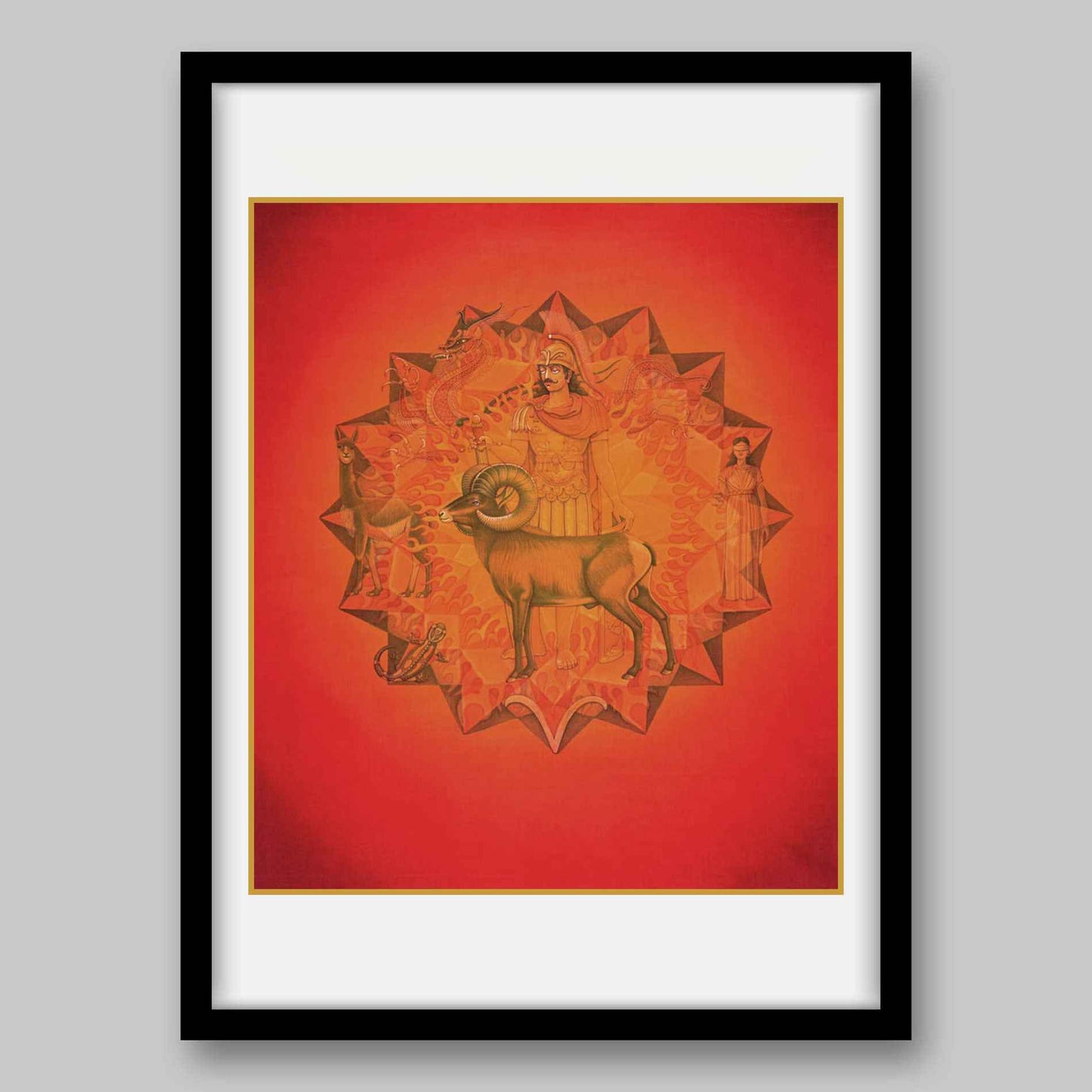 Aries- High Quality Print of Artwork by Pieter Weltevrede - Home Decor