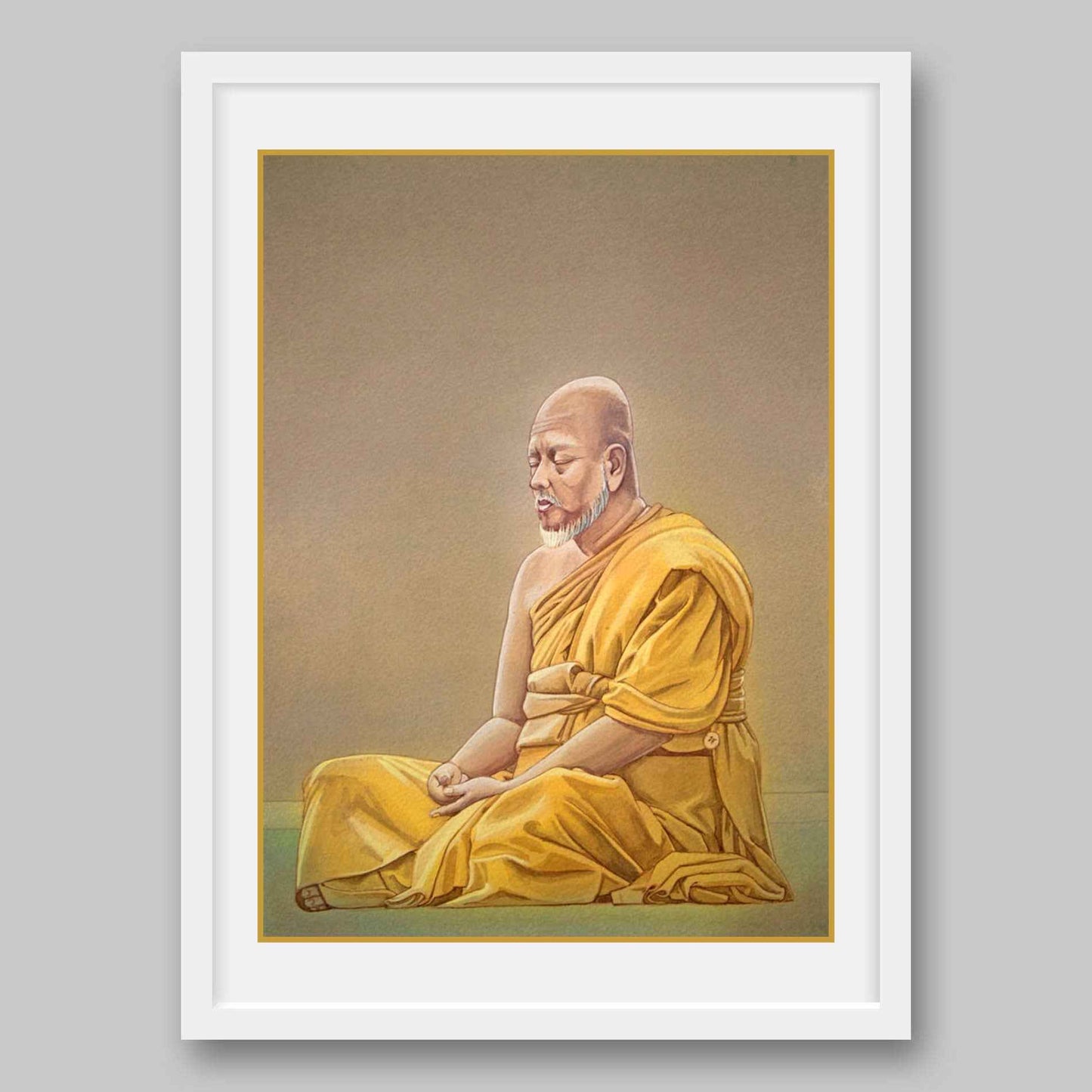 Chinese Zen Master Tung-Shan- High Quality Print of Artwork by Pieter Weltevrede