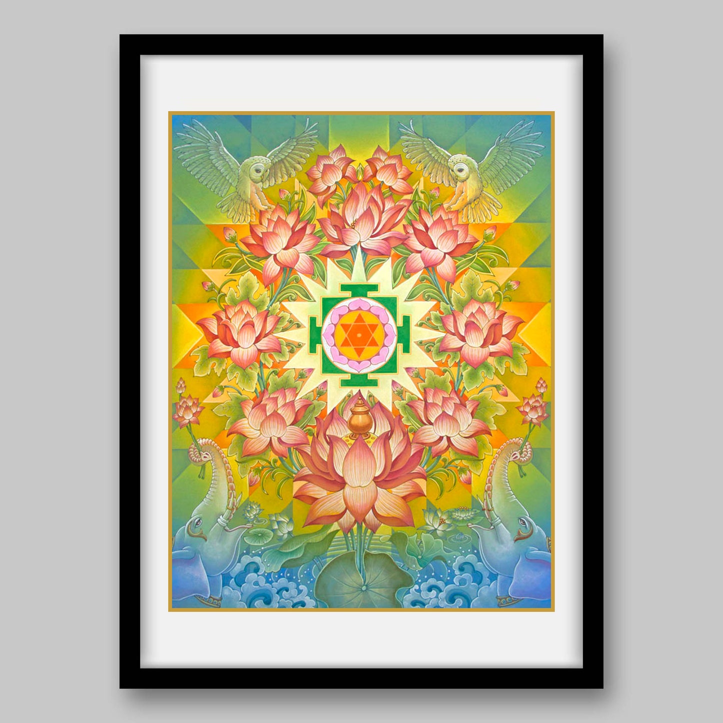 Laxmi Mandala - High Quality Print of Artwork by Pieter Weltevrede - Home Decor - Sagar World