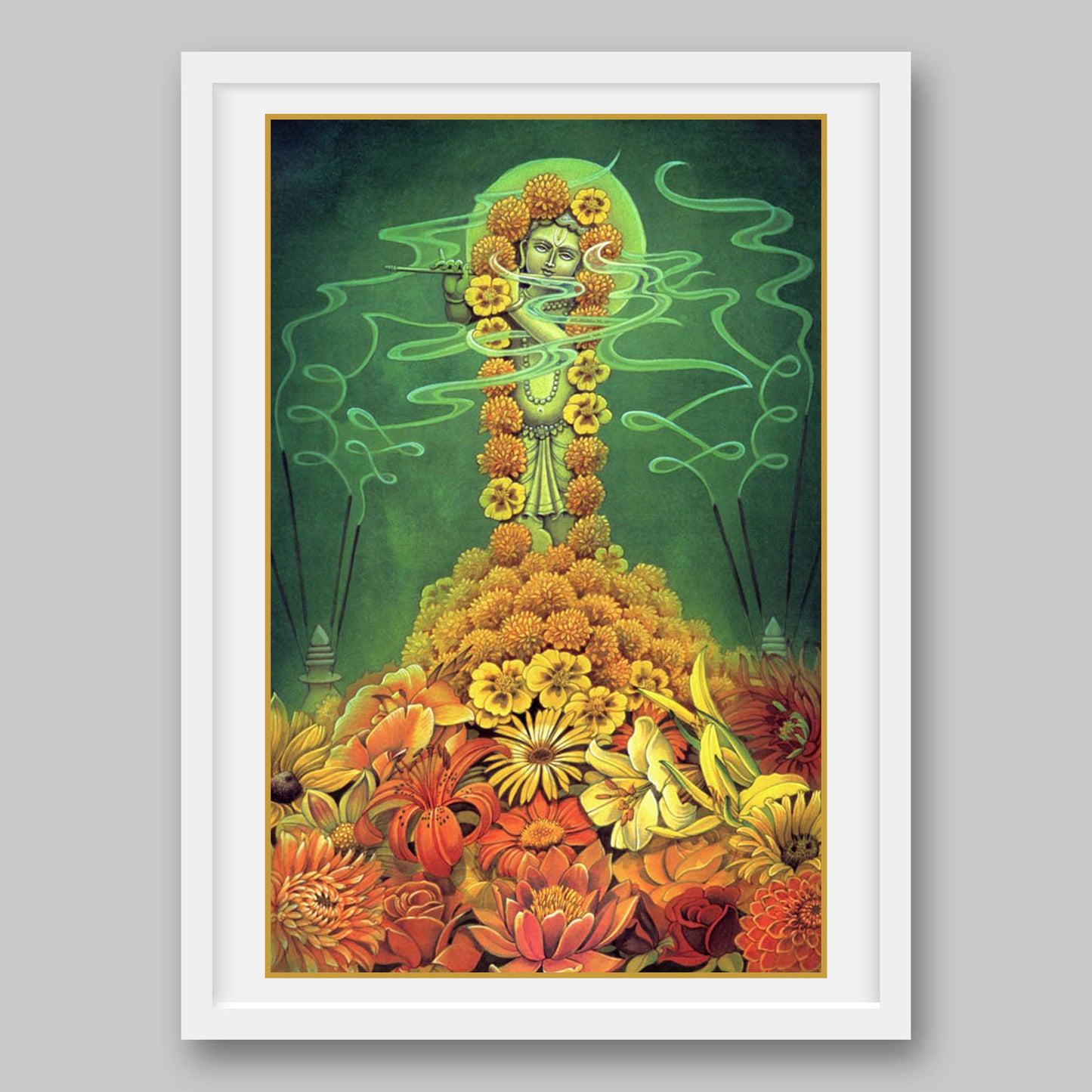 Idol of Krishna – High Quality Print of Artwork by Pieter Weltevrede