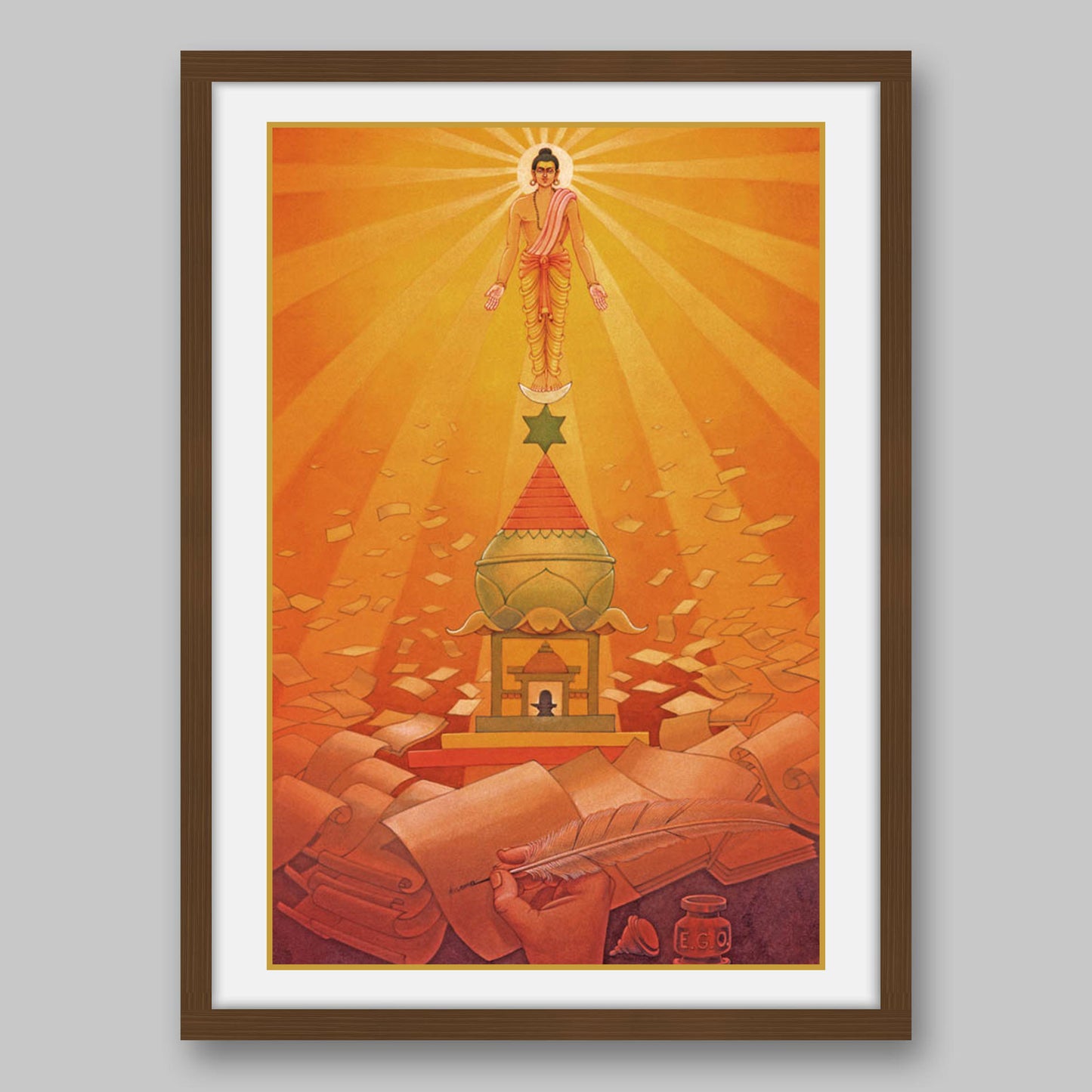 Gyana Yoga – High Quality Print of Artwork by Pieter Weltevrede