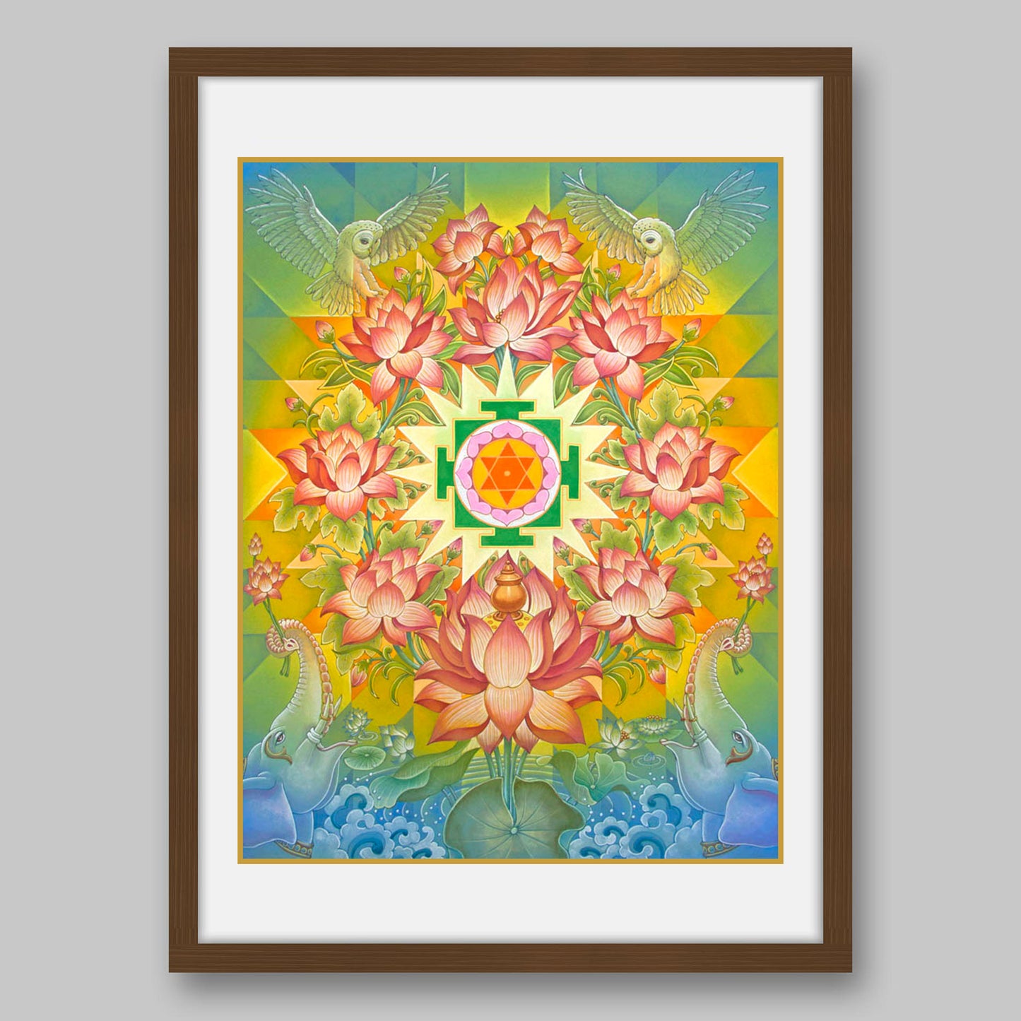 Laxmi Mandala - High Quality Print of Artwork by Pieter Weltevrede - Home Decor - Sagar World