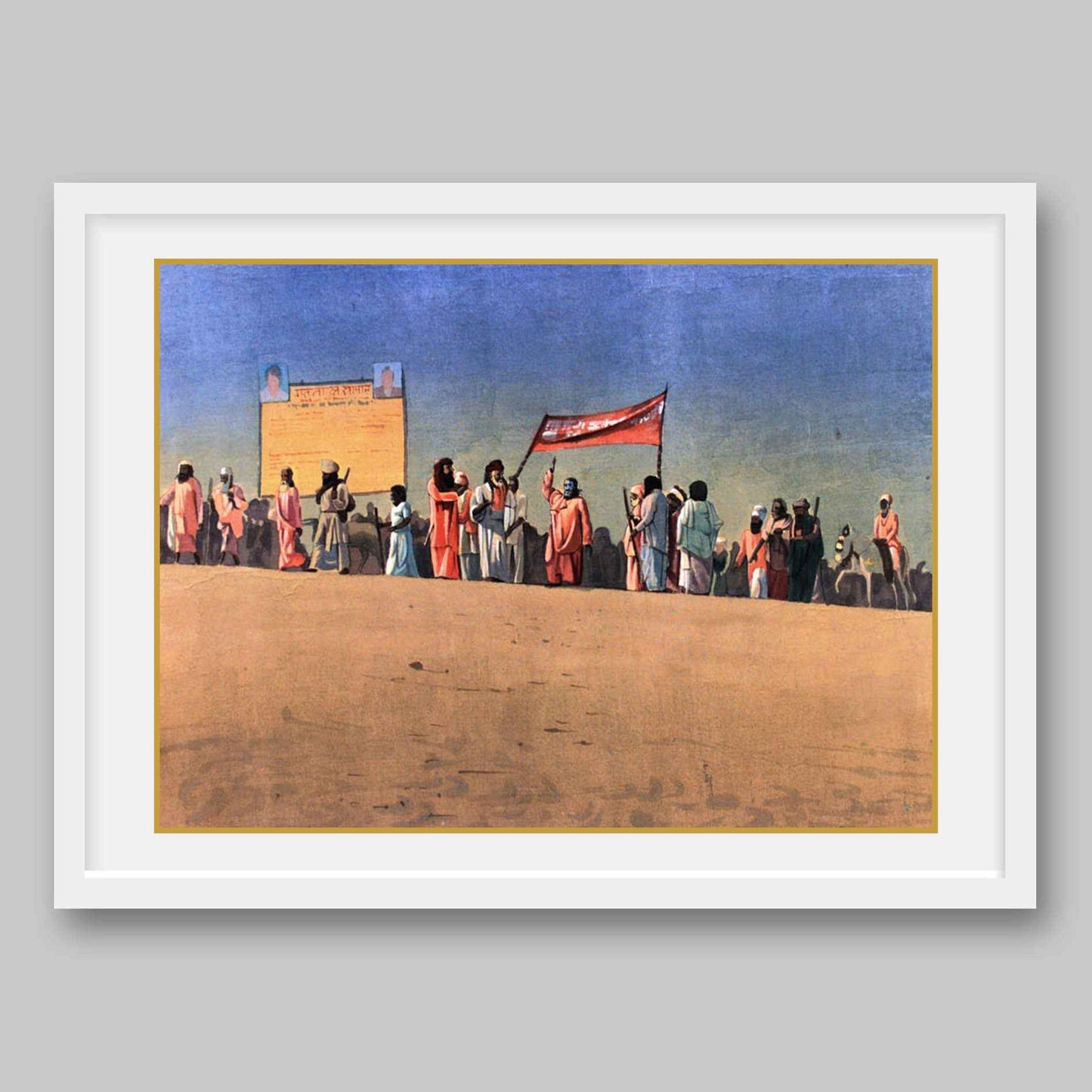 Khumbh Mela – High Quality Print of Artwork by Pieter Weltevrede