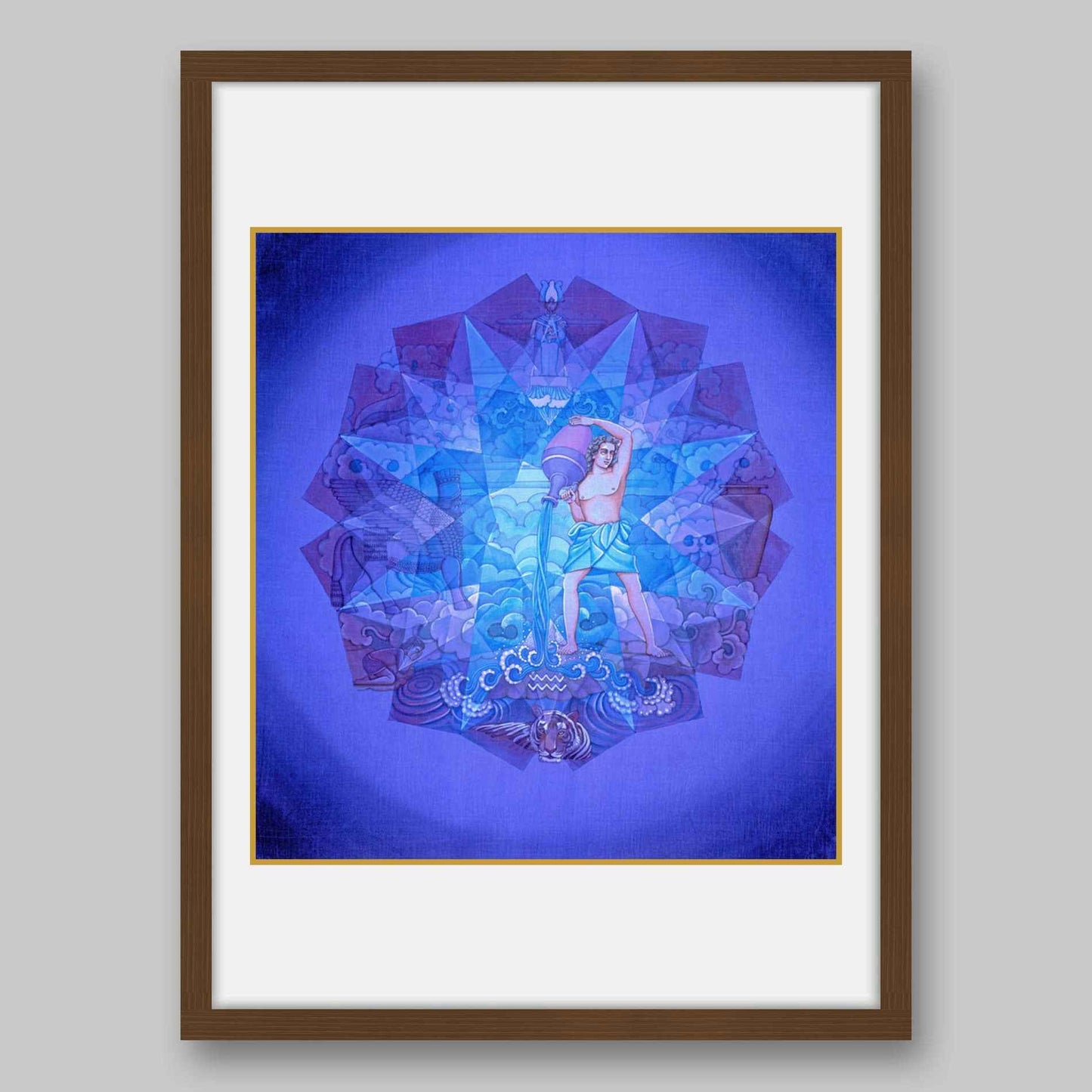Aquarius- High Quality Print of Artwork by Pieter Weltevrede - Home Decor