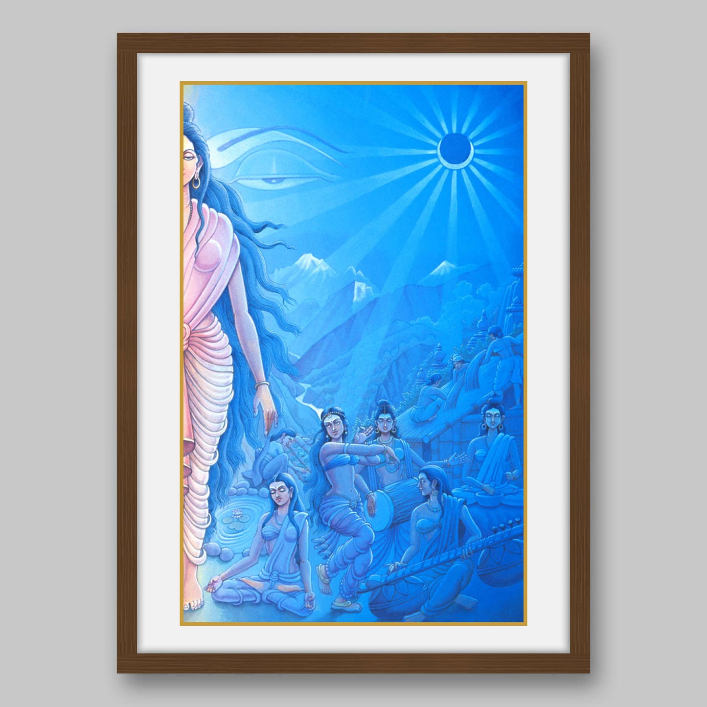 Lunar Nadi – High Quality Print of Artwork by Pieter Weltevrede