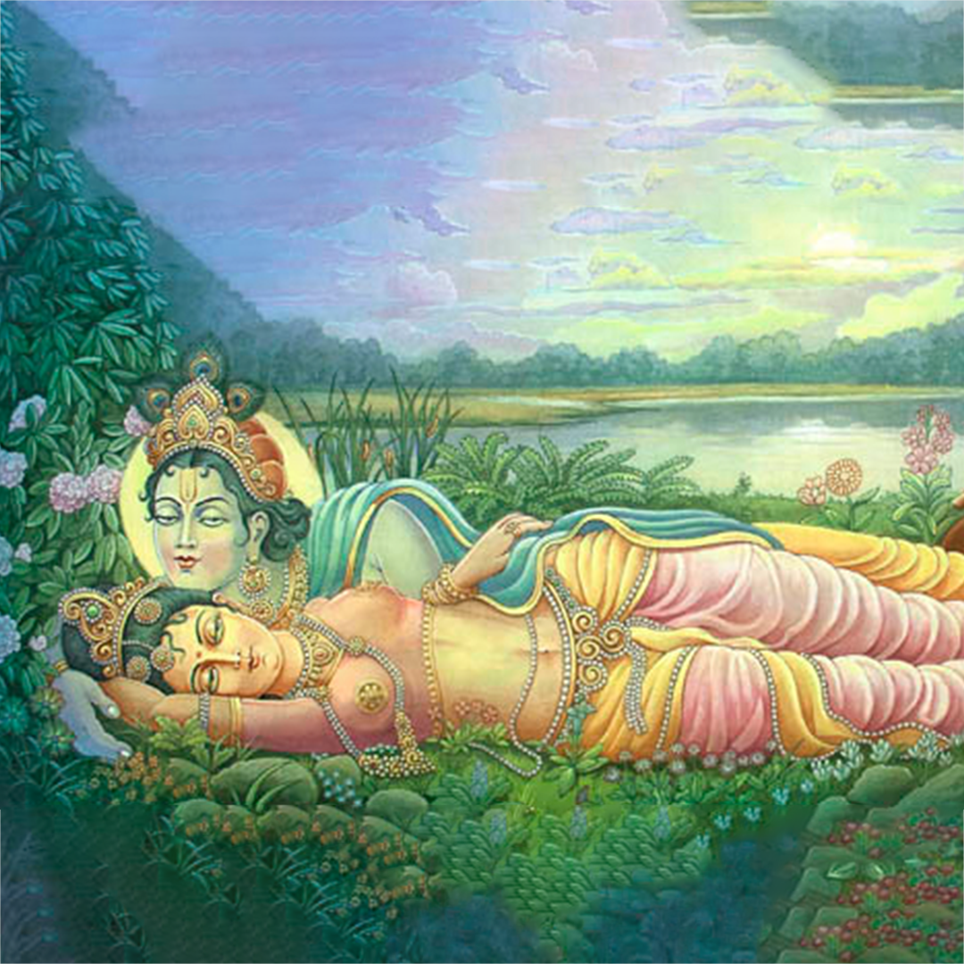 Radha Krishna - High Quality Print of Artwork by Pieter Weltevrede