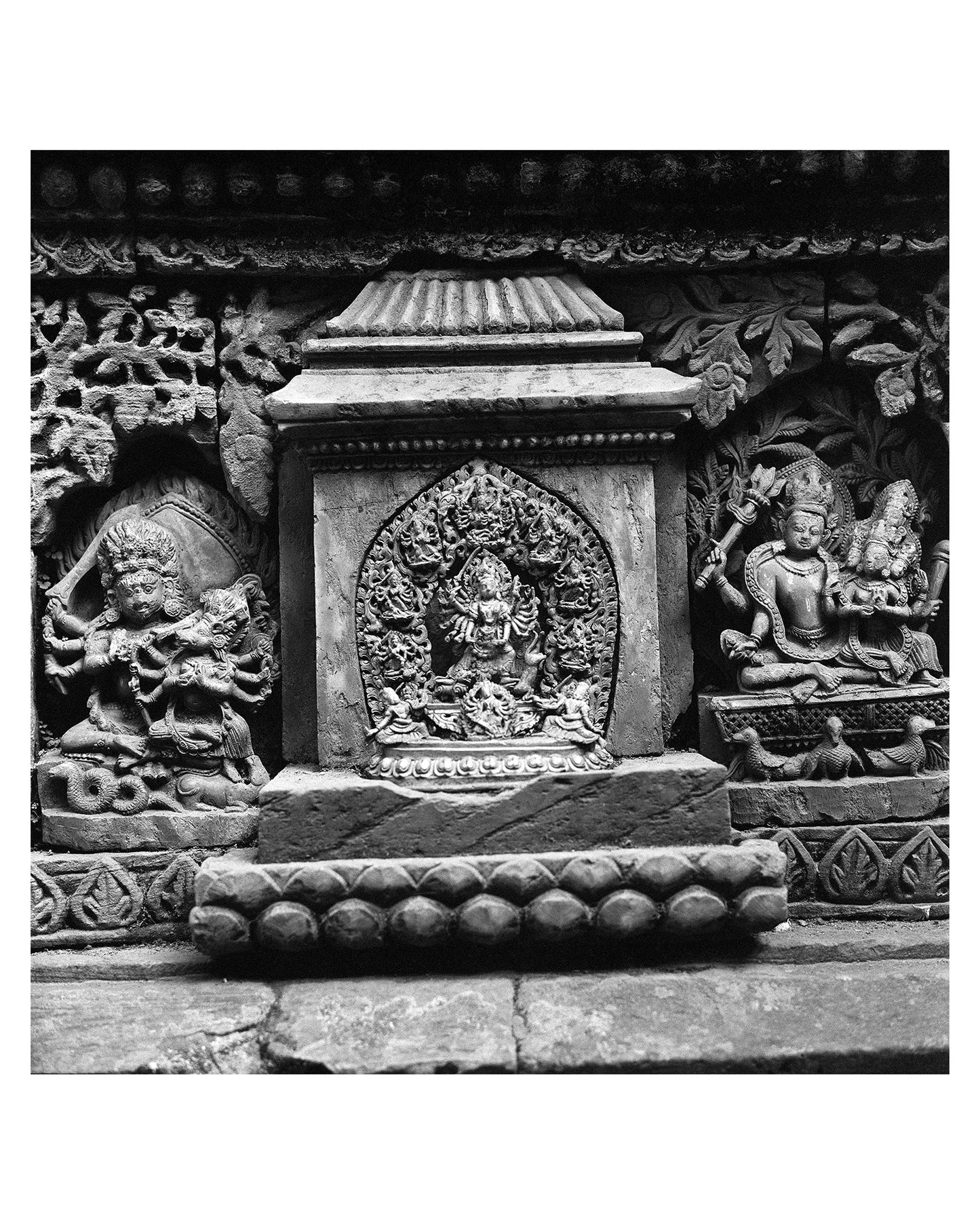 Temple Statues Nepal- The Supreme Personality of Godhead said: Those who fix their minds on My personal form and are always engaged in worshiping Me with great and transcendental faith are considered by Me to be most perfect.