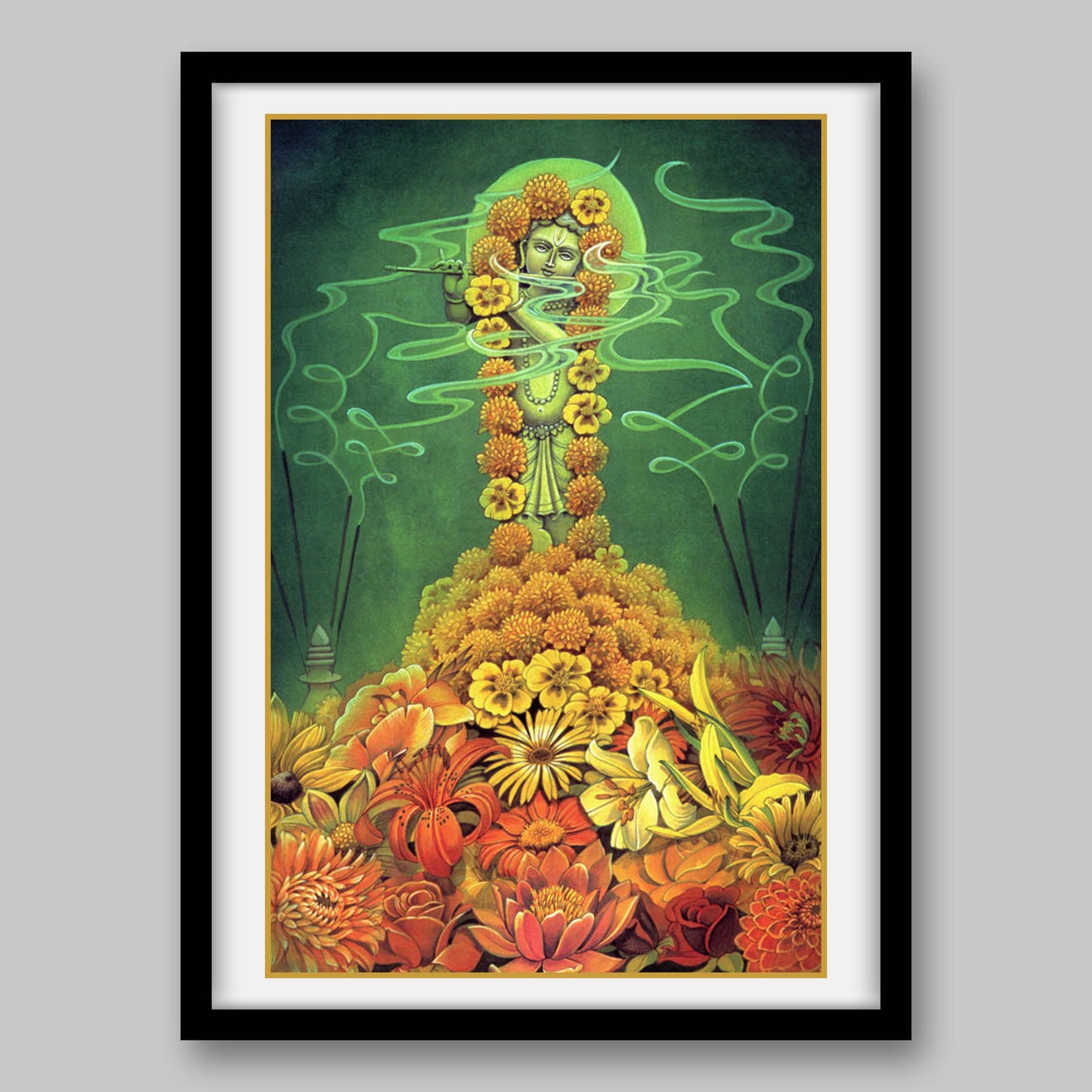 Idol of Krishna – High Quality Print of Artwork by Pieter Weltevrede