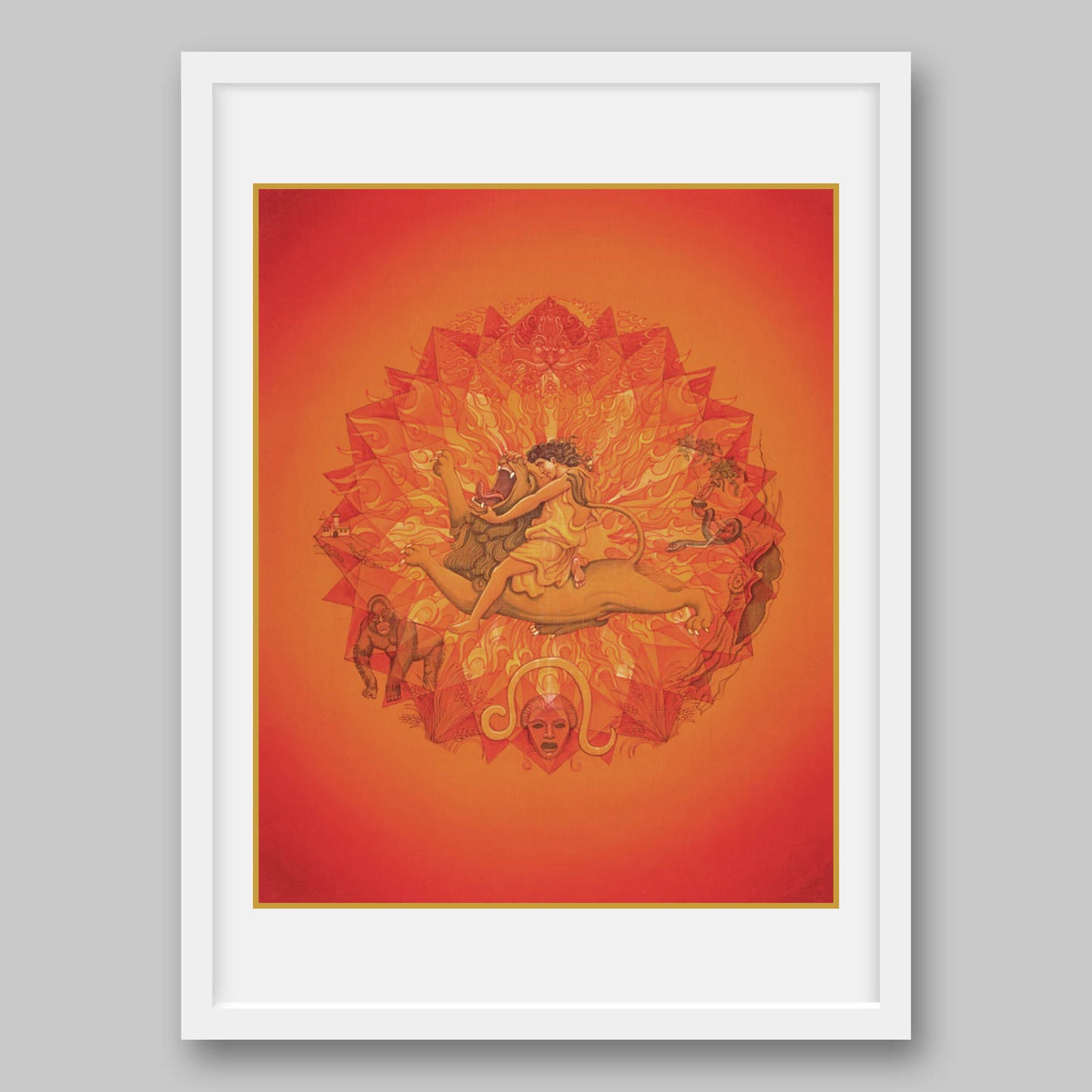 Leo - High Quality Print of Artwork by Pieter Weltevrede - Home Decor - Sagar World