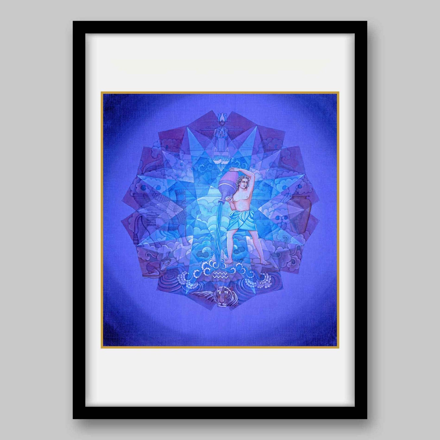 Aquarius- High Quality Print of Artwork by Pieter Weltevrede - Home Decor