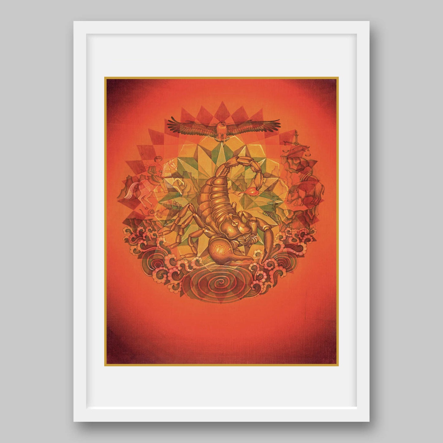 Scorpio - High Quality Print of Artwork by Pieter Weltevrede - Home Decor - Sagar World