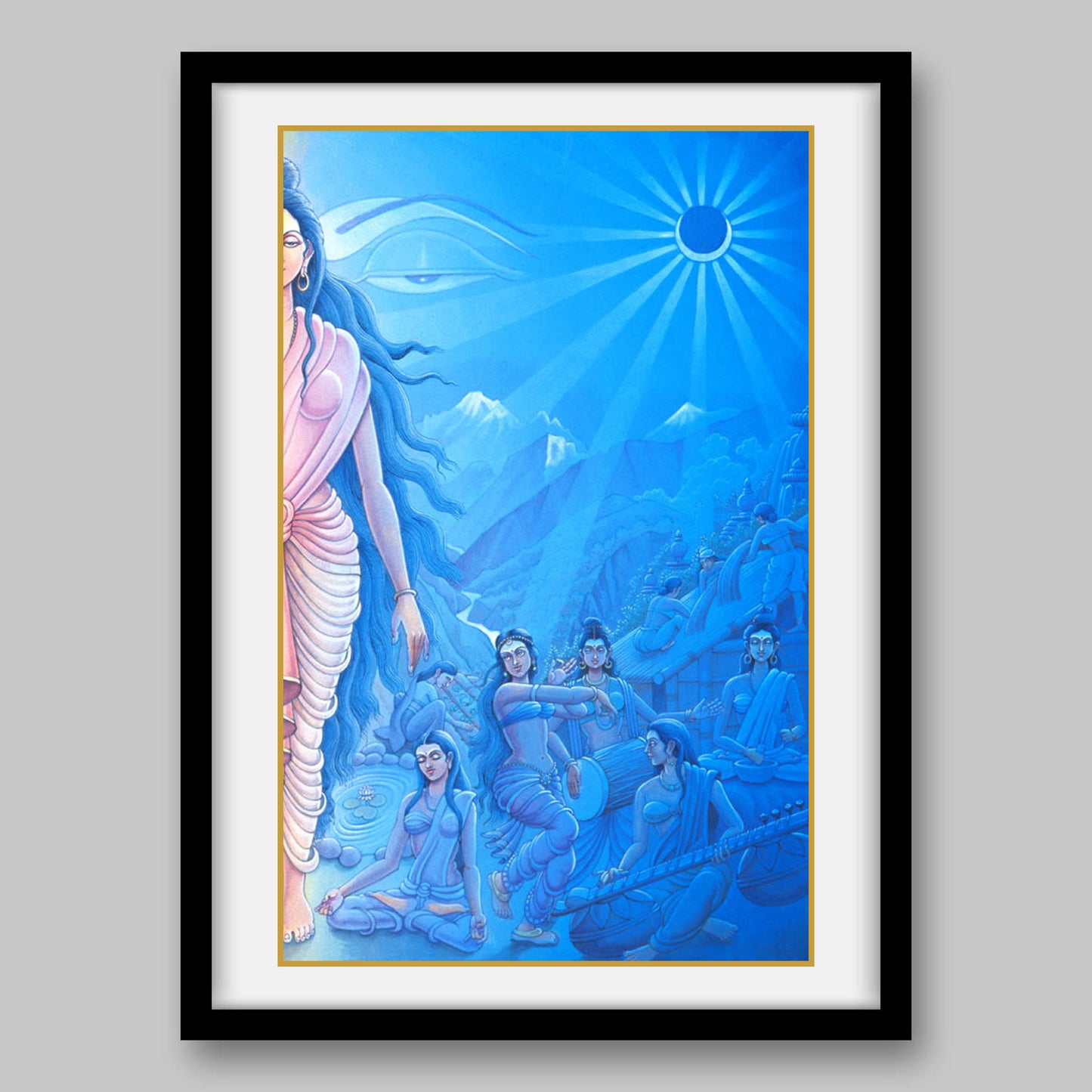Lunar Nadi – High Quality Print of Artwork by Pieter Weltevrede