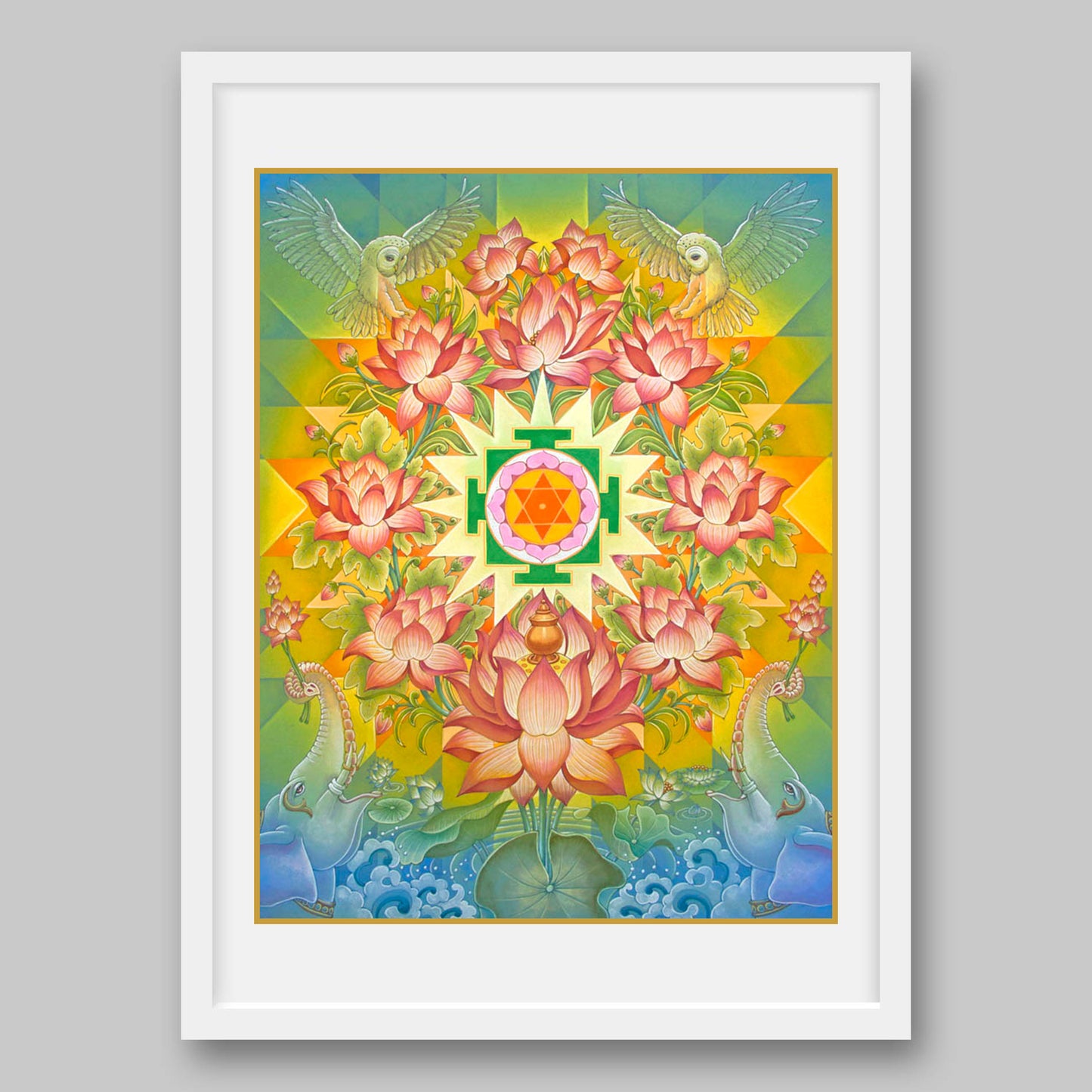 Laxmi Mandala - High Quality Print of Artwork by Pieter Weltevrede - Home Decor - Sagar World