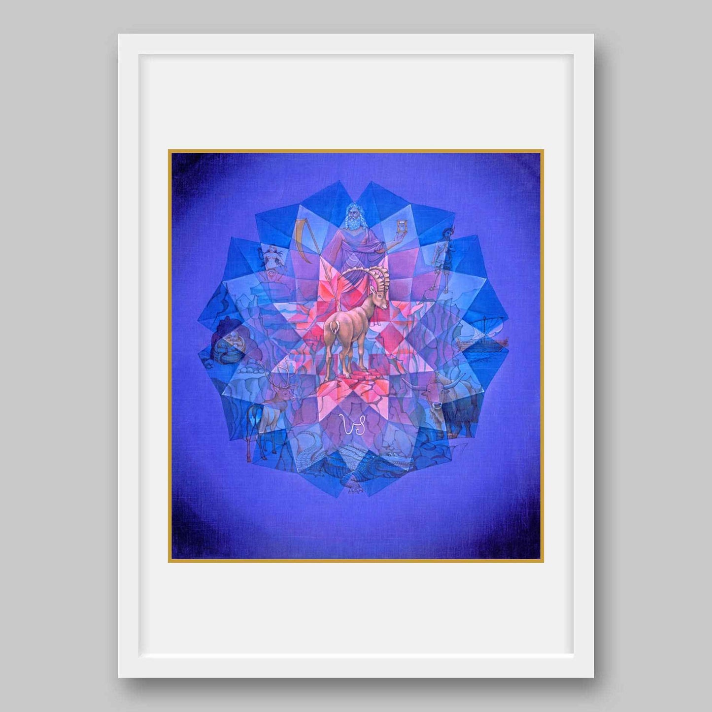 Capricorn- High Quality Print of Artwork by Pieter Weltevrede - Home Decor