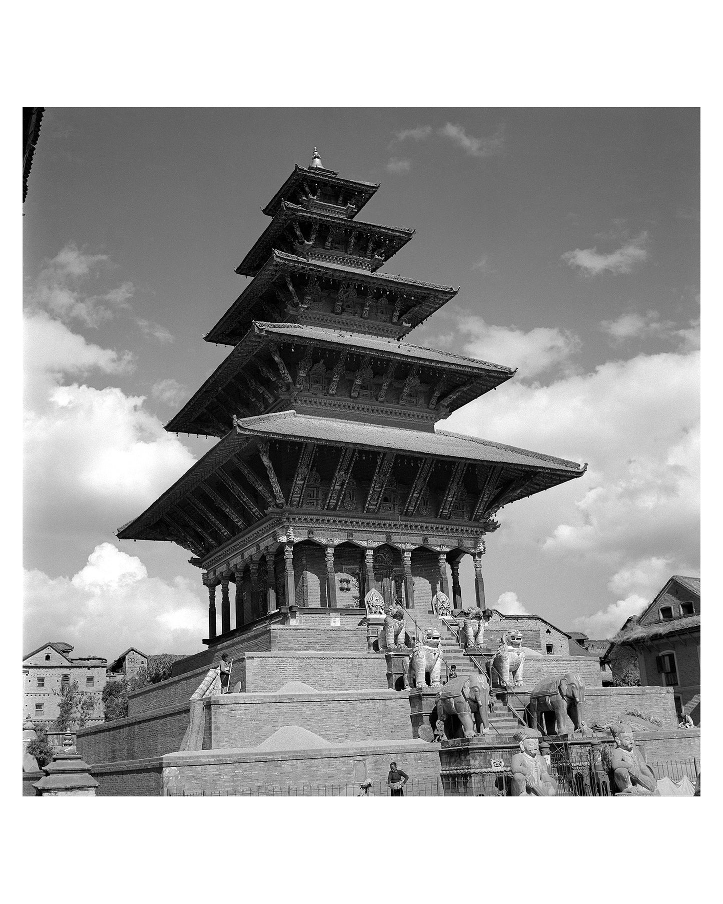 Pagoda Temple- Bhaktapur - city of Devotees – Nepal Nyata pola temple – dedicated to Goddess Laxmi – ancient city of Tamilagam