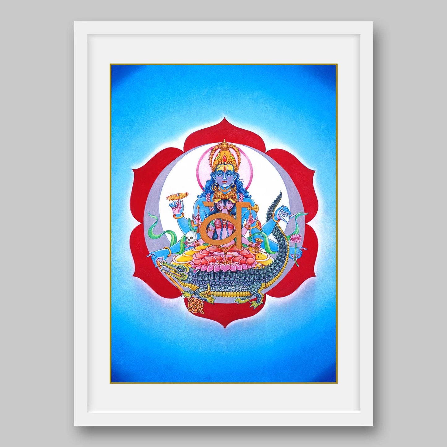 Swadisthana Chakra – High Quality Print of Artwork by Pieter Weltevrede - Home Decor - Sagar World