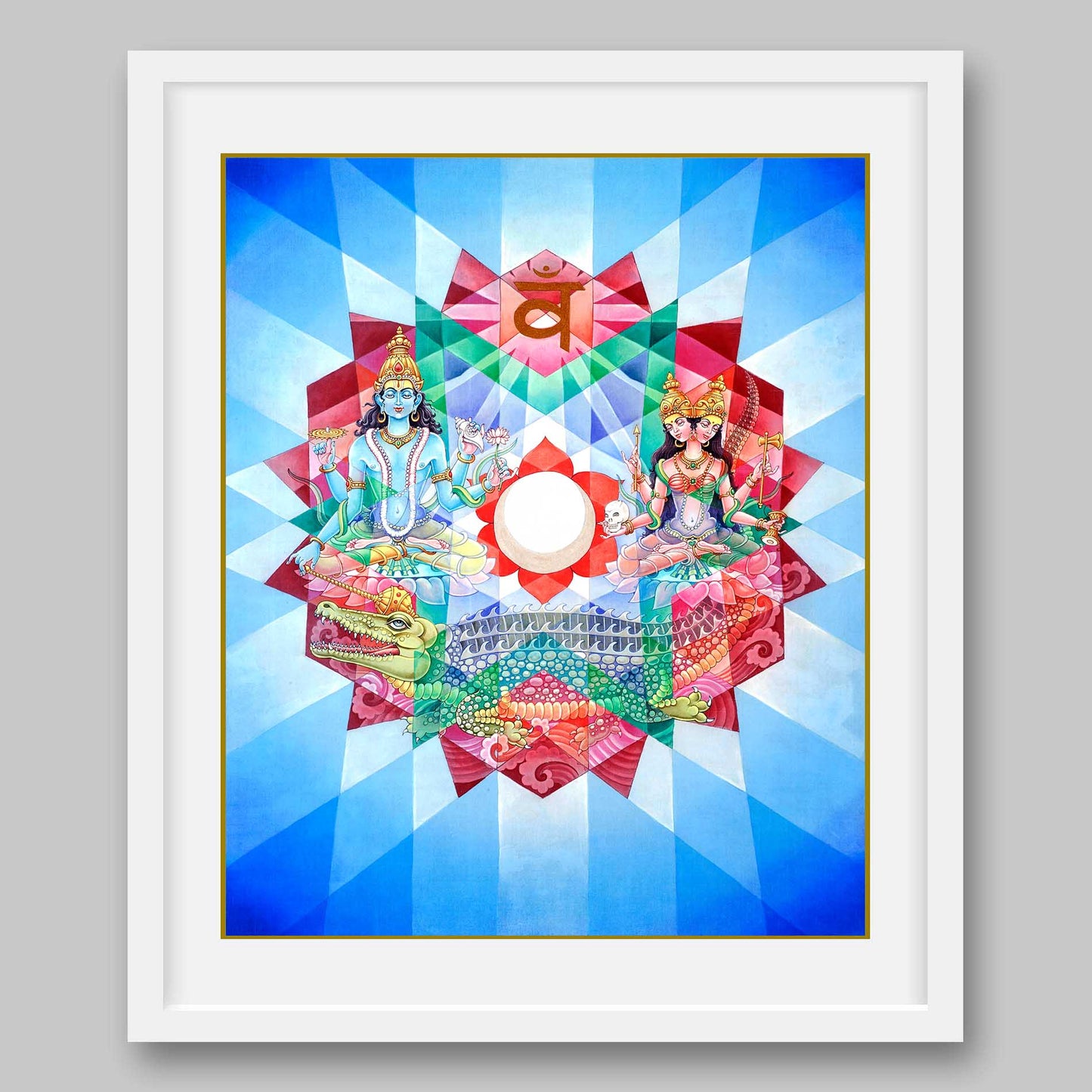 Swadisthana Chakra – High Quality Print of Artwork by Pieter Weltevrede - Home Decor - Sagar World