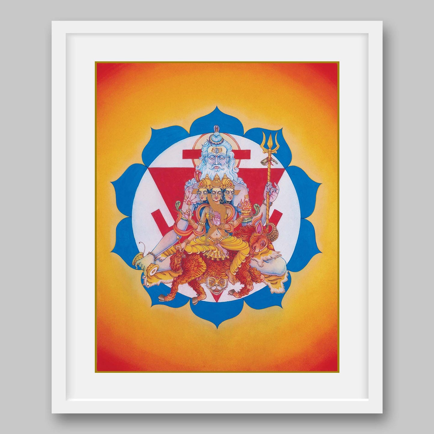 Manipura Chakra – High Quality Print of Artwork by Pieter Weltevrede - Home Decor - Sagar World