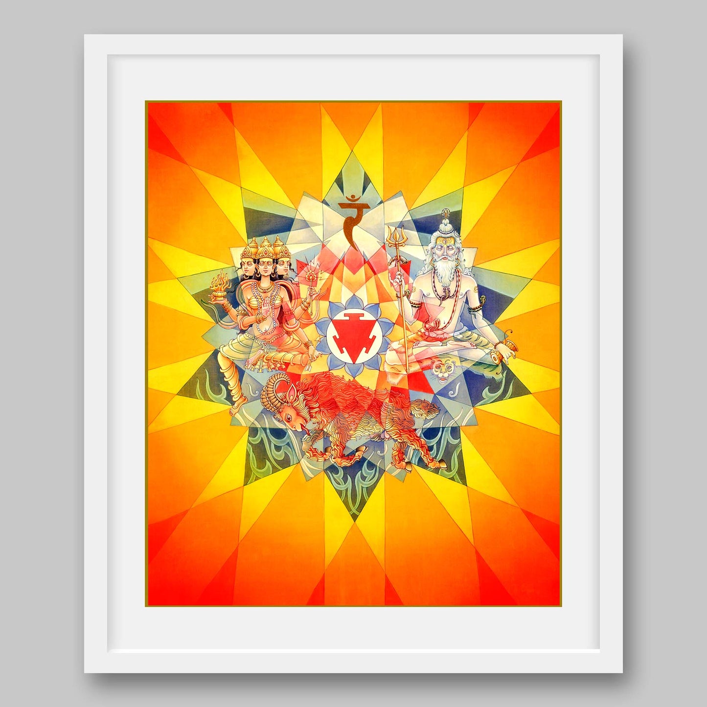 Manipura Chakra – High Quality Print of Artwork by Pieter Weltevrede - Home Decor - Sagar World