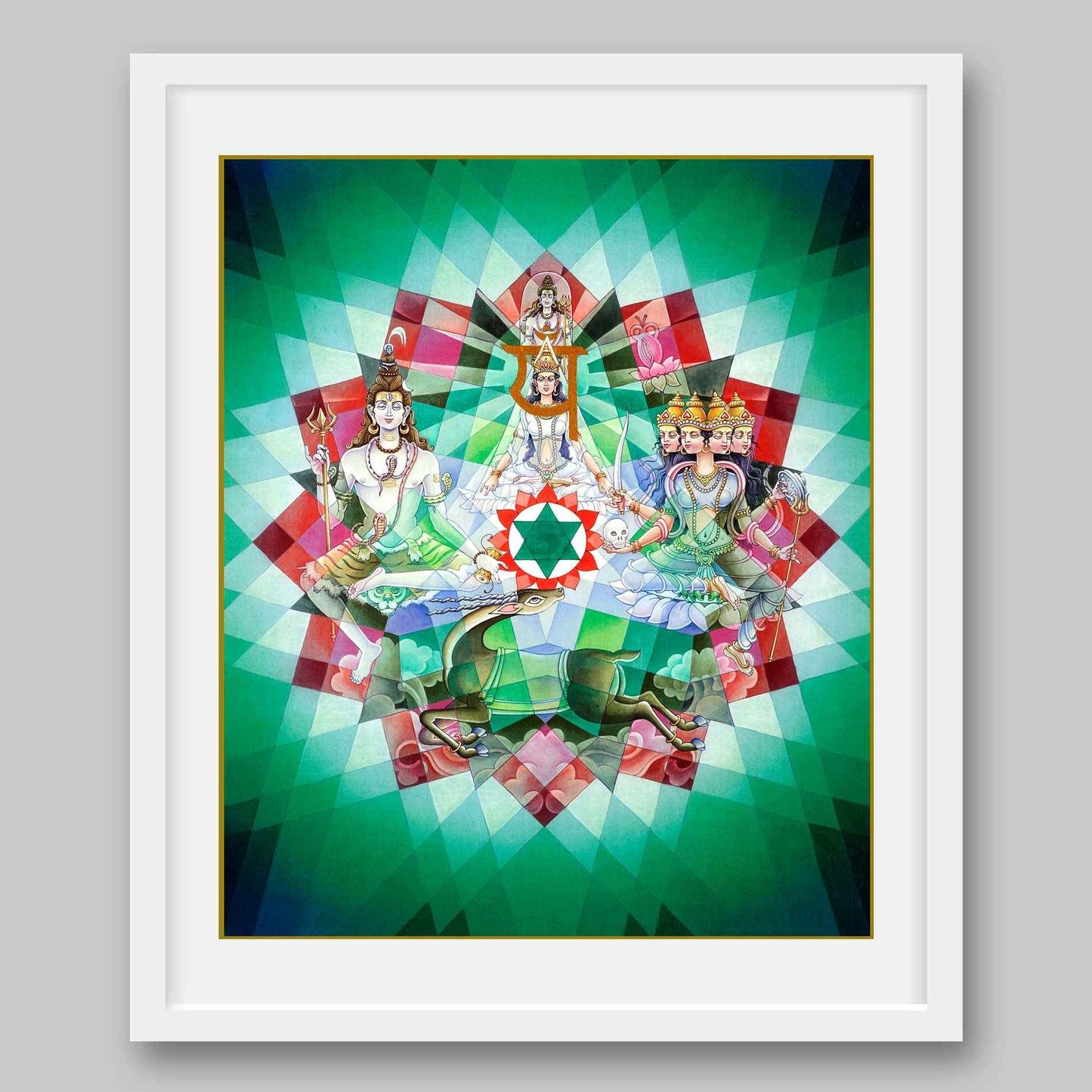Anahata Chakra - High Quality Print of Artwork by Pieter Weltevrede - Home Decor