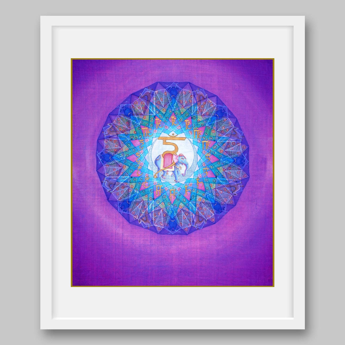 Vishuddha Chakra – High Quality Print of Artwork by Pieter Weltevrede - Home Decor - Sagar World