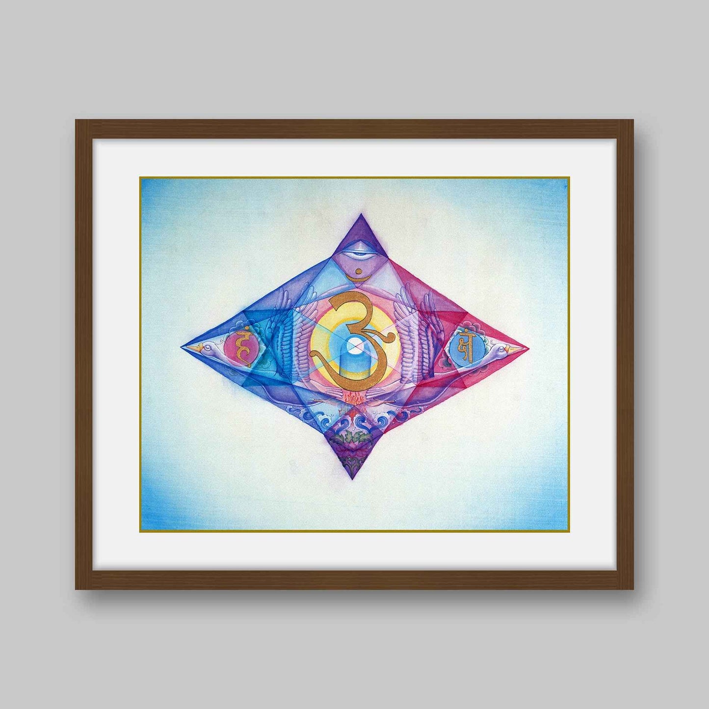 Ajna Chakra – High Quality Print of Artwork by Pieter Weltevrede - Home Decor
