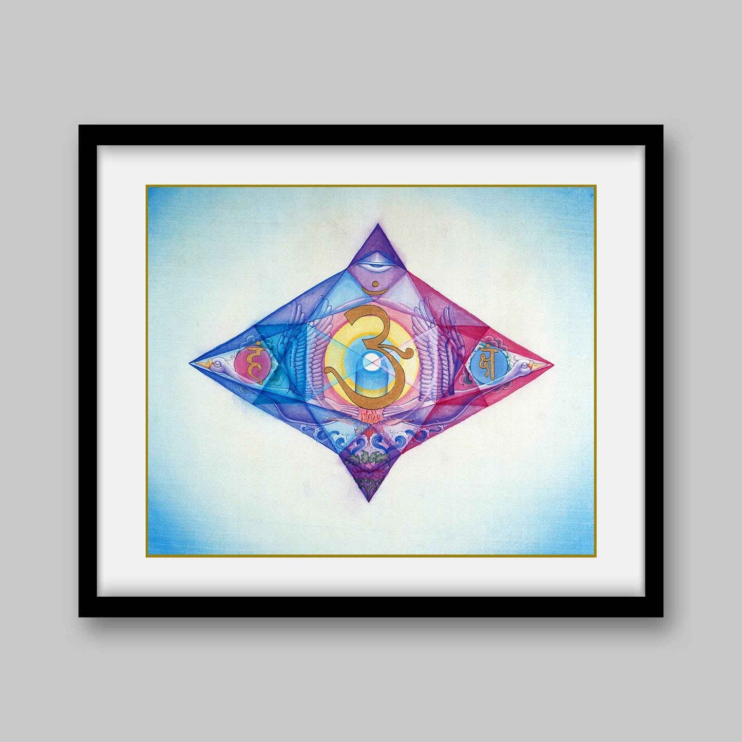 Ajna Chakra – High Quality Print of Artwork by Pieter Weltevrede - Home Decor
