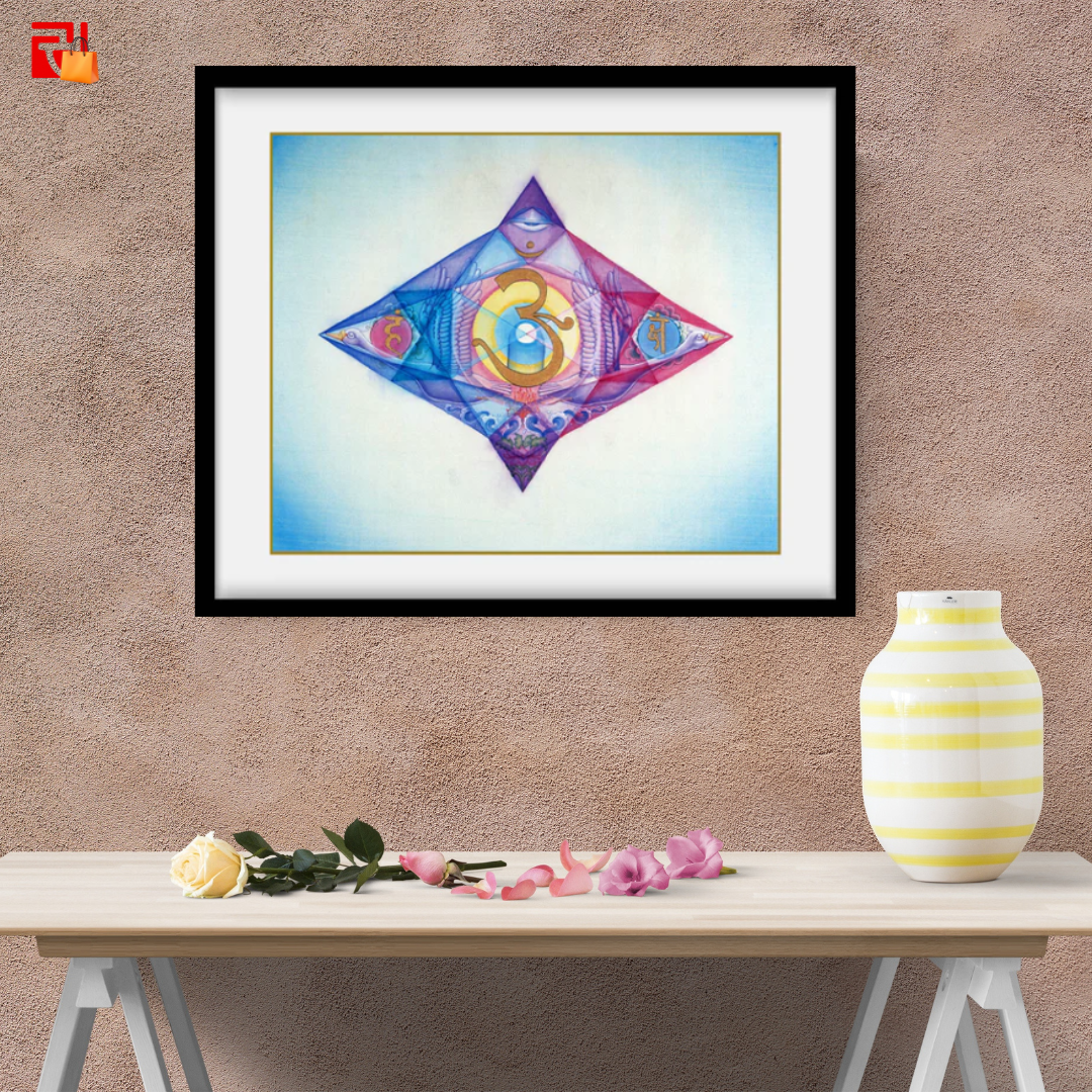 Ajna Chakra – High Quality Print of Artwork by Pieter Weltevrede - Home Decor