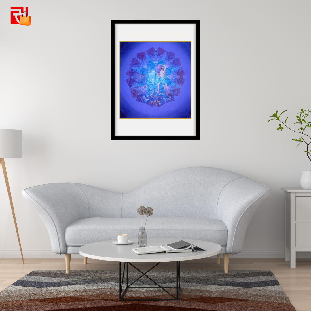 Aquarius- High Quality Print of Artwork by Pieter Weltevrede - Home Decor
