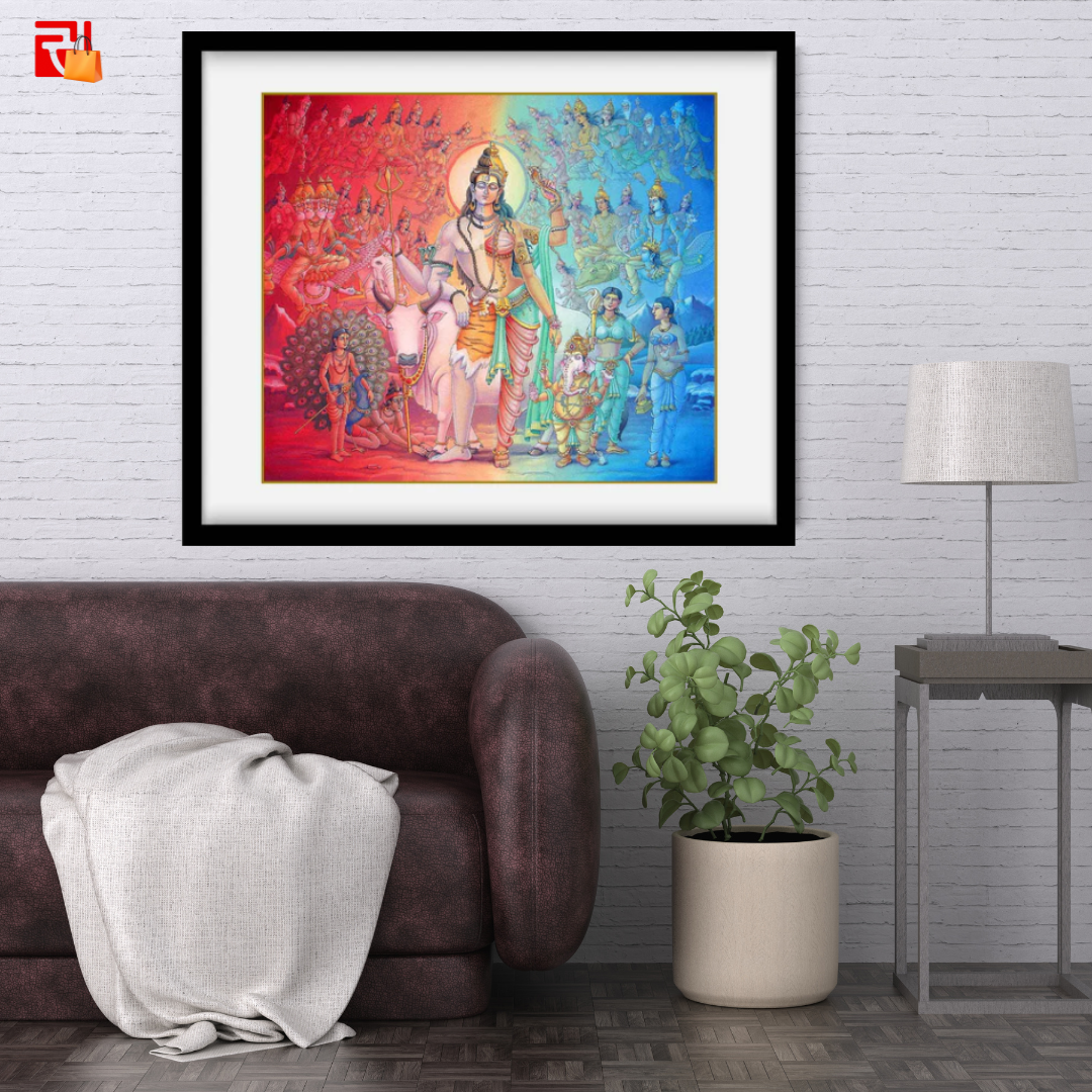 Ardhanarishwara – High Quality Print of Artwork by Pieter Weltevrede