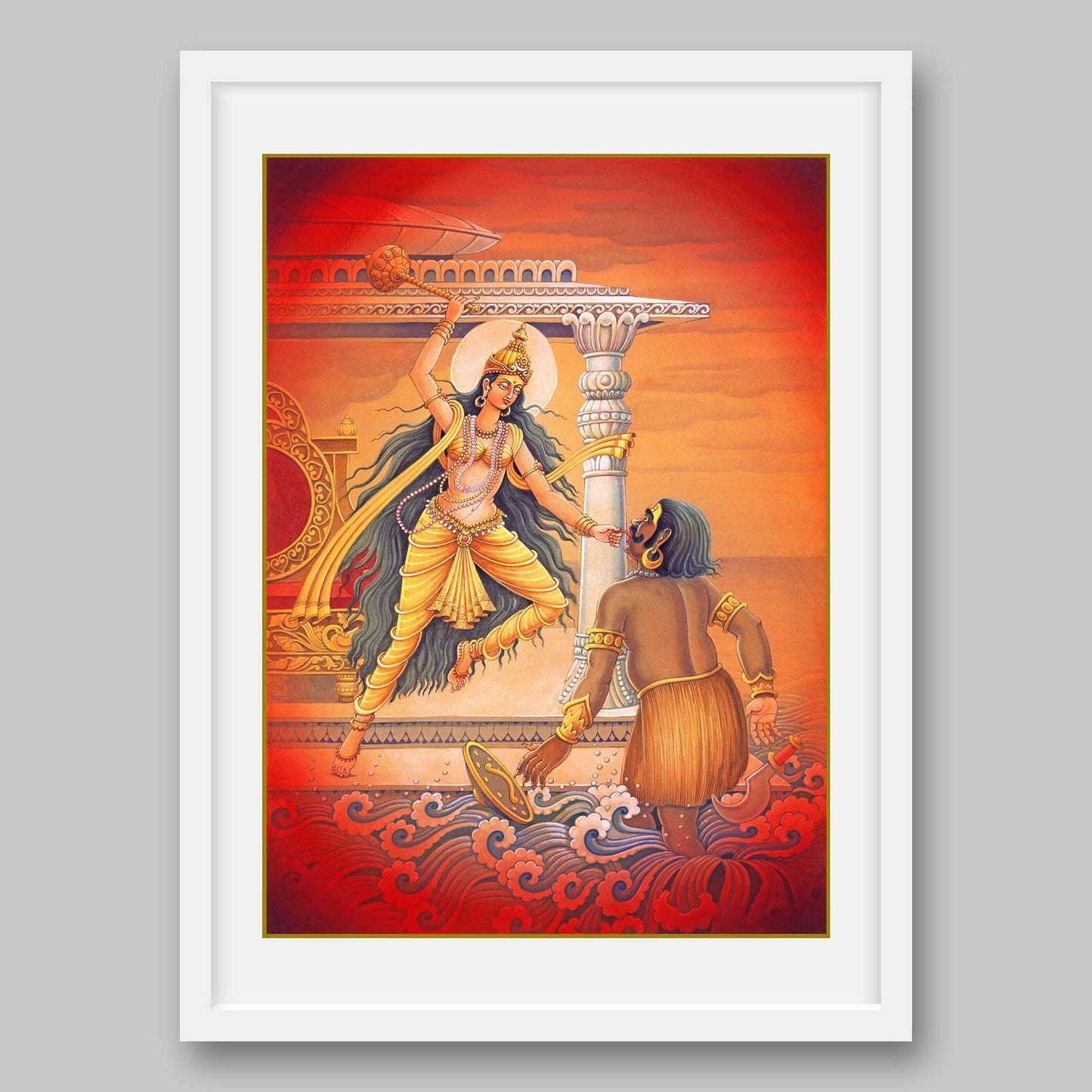 Baglamukhi - High Quality Print of Artwork by Pieter Weltevrede