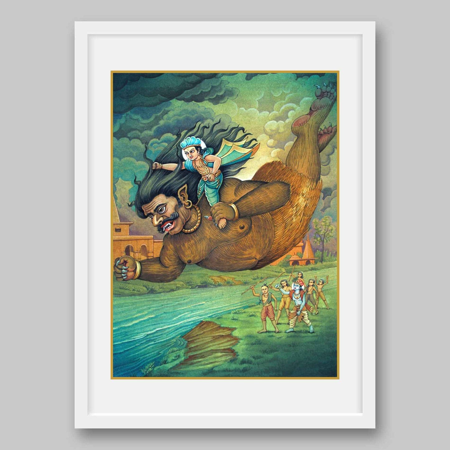 Balaram and Asur – High Quality Print of Artwork by Pieter Weltevrede