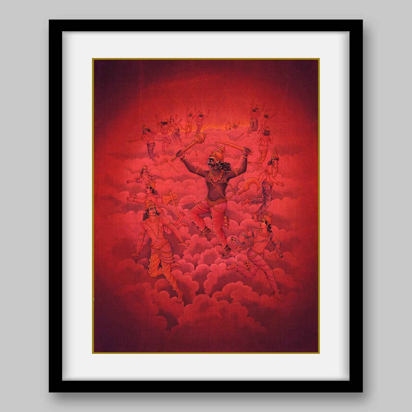 Bali, the king of Asuras – High Quality Print of Artwork by Pieter Weltevrede