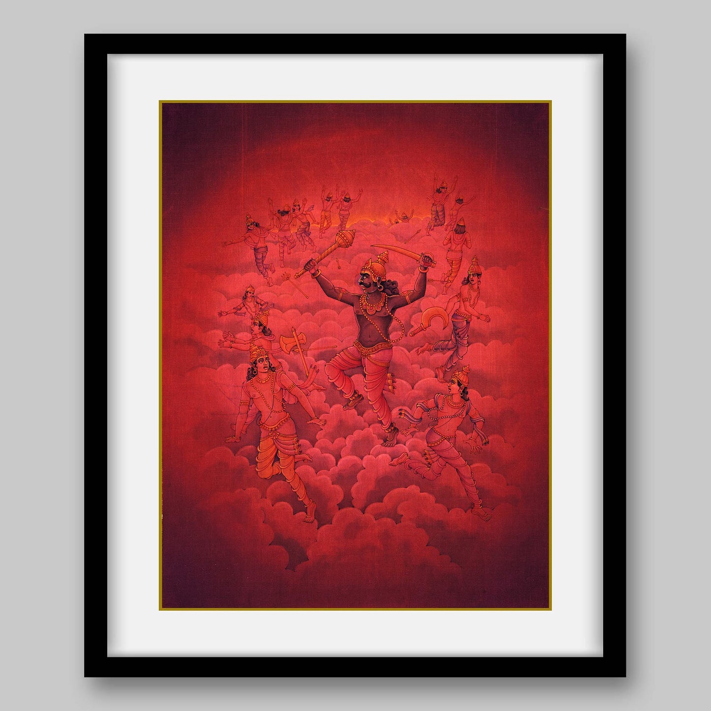 Bali, the king of Asuras – High Quality Print of Artwork by Pieter Weltevrede