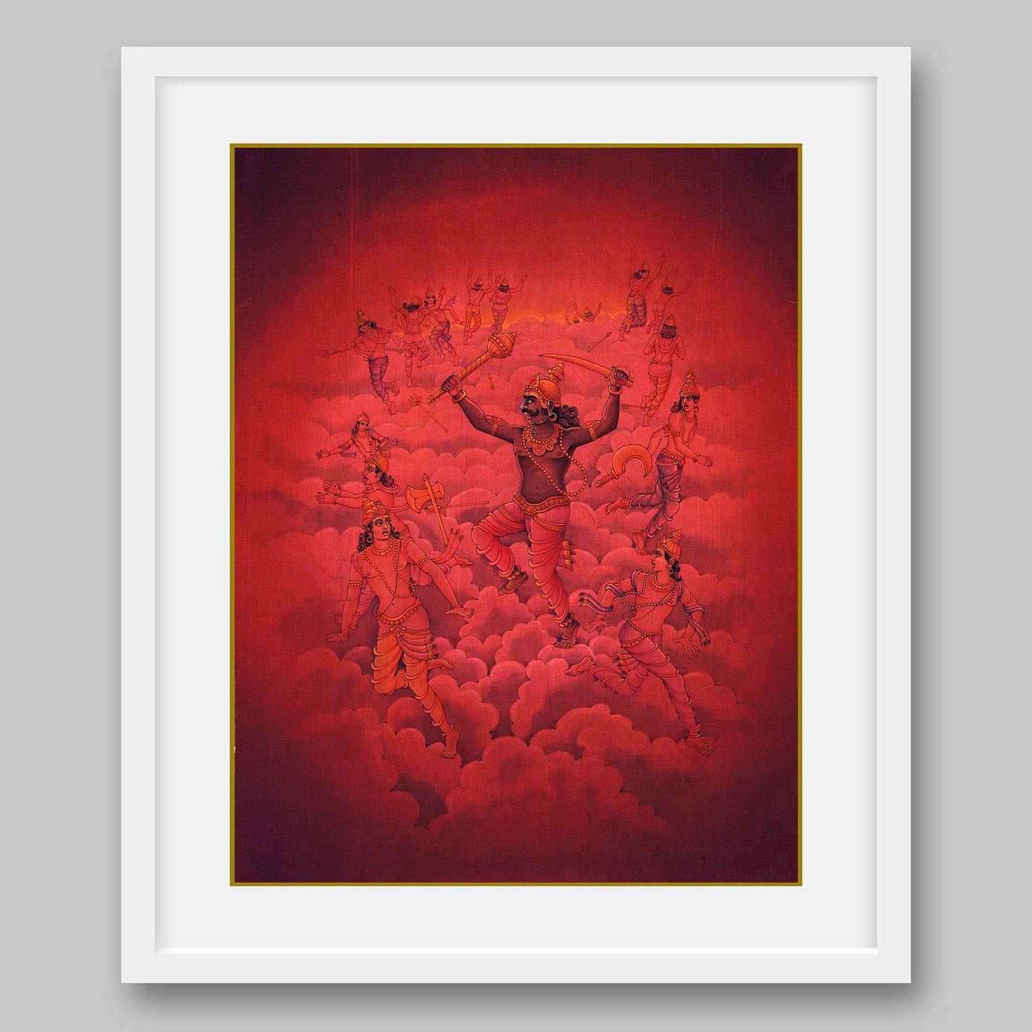 Bali, the king of Asuras – High Quality Print of Artwork by Pieter Weltevrede