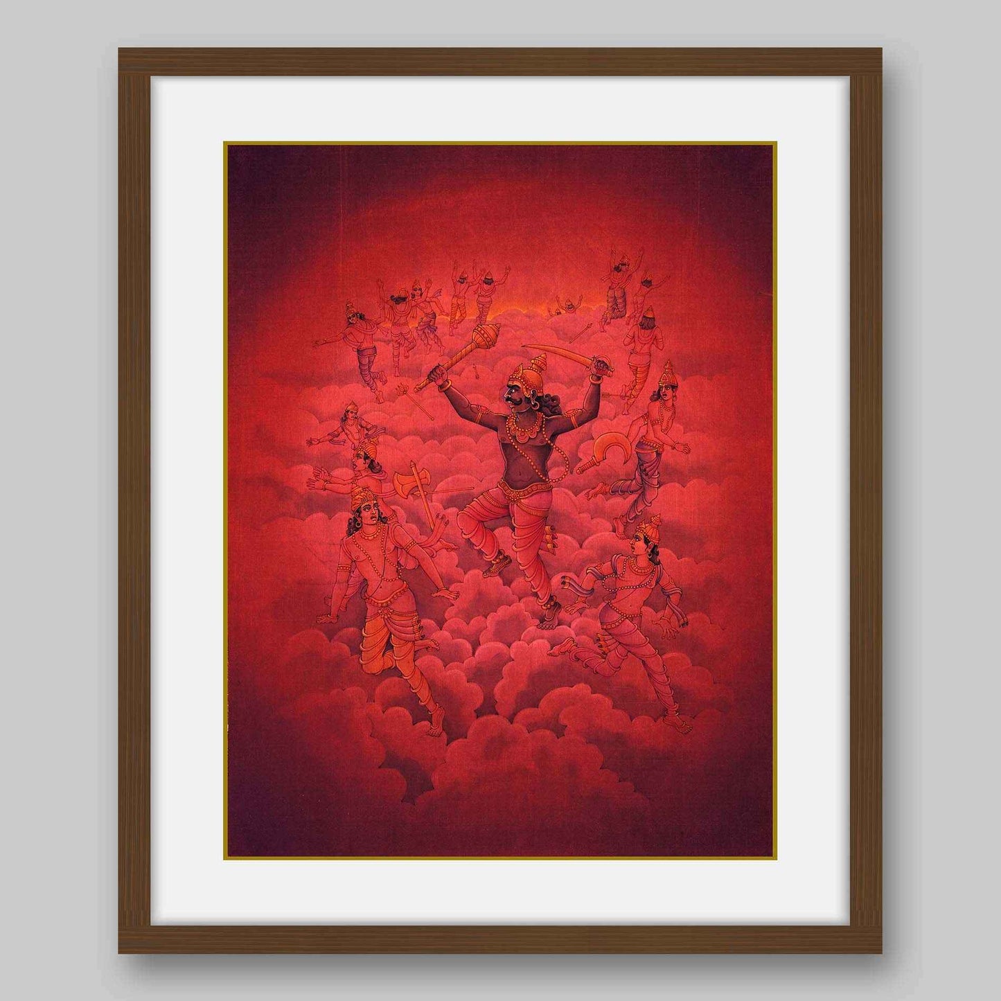 Bali, the king of Asuras – High Quality Print of Artwork by Pieter Weltevrede