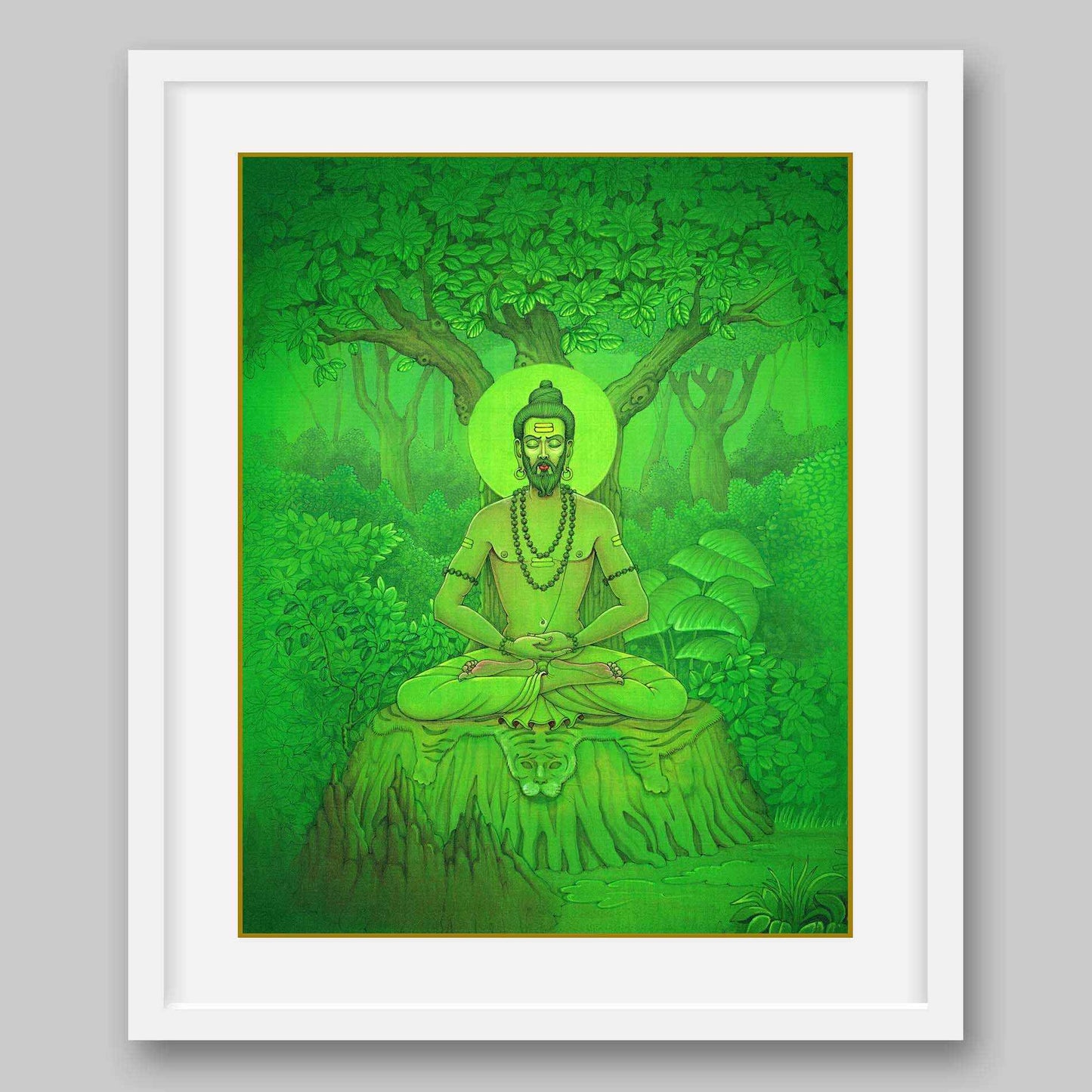 Bhagirath – a descendant of King Sagar – High Quality Print of Artwork by Pieter Weltevrede
