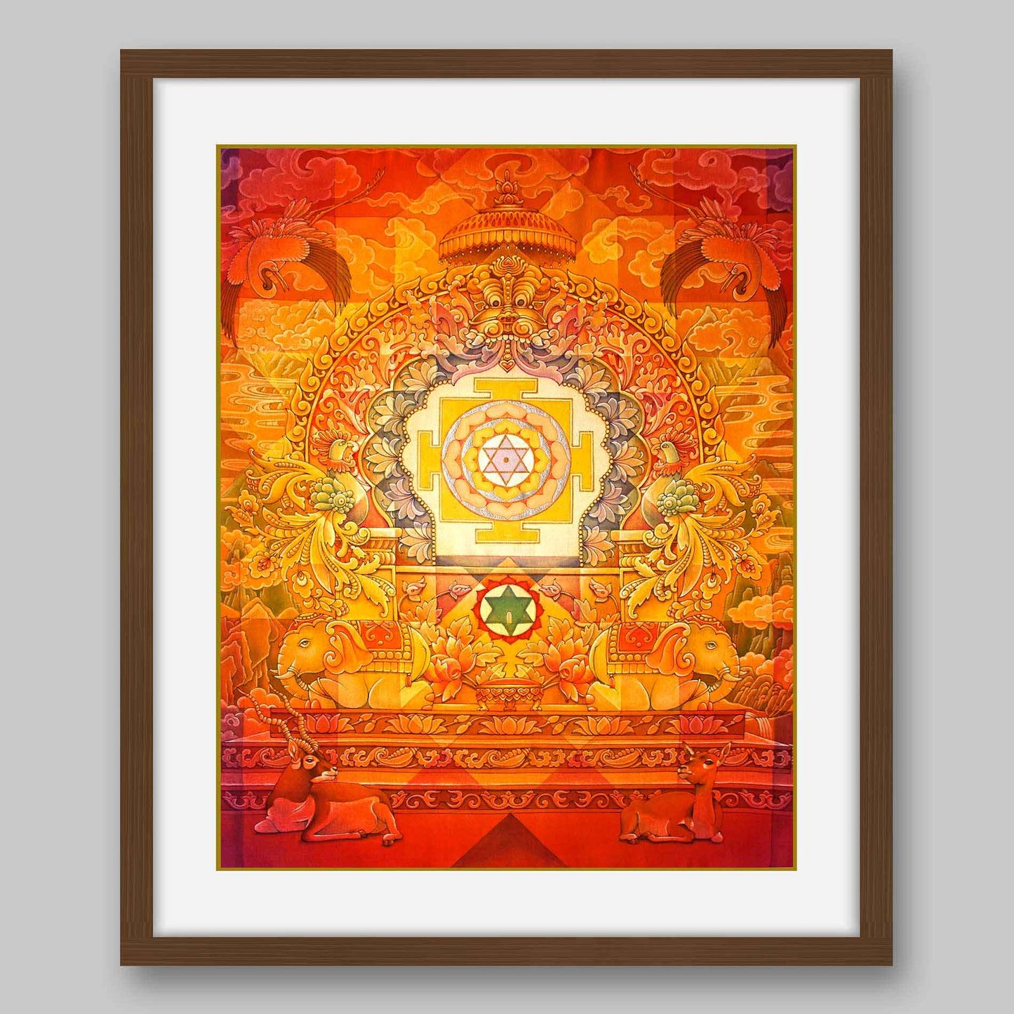 Bhuvaneshwari Yantra – High Quality Print of Artwork by Pieter Weltevrede - Home Decor