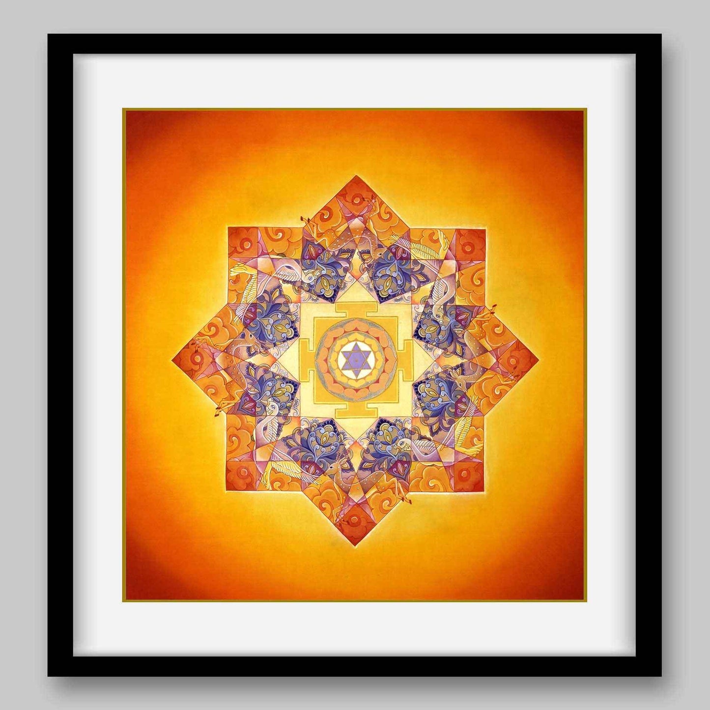 Bhuvaneshwari Yantra – High Quality Print of Artwork by Pieter Weltevrede - Home Decor