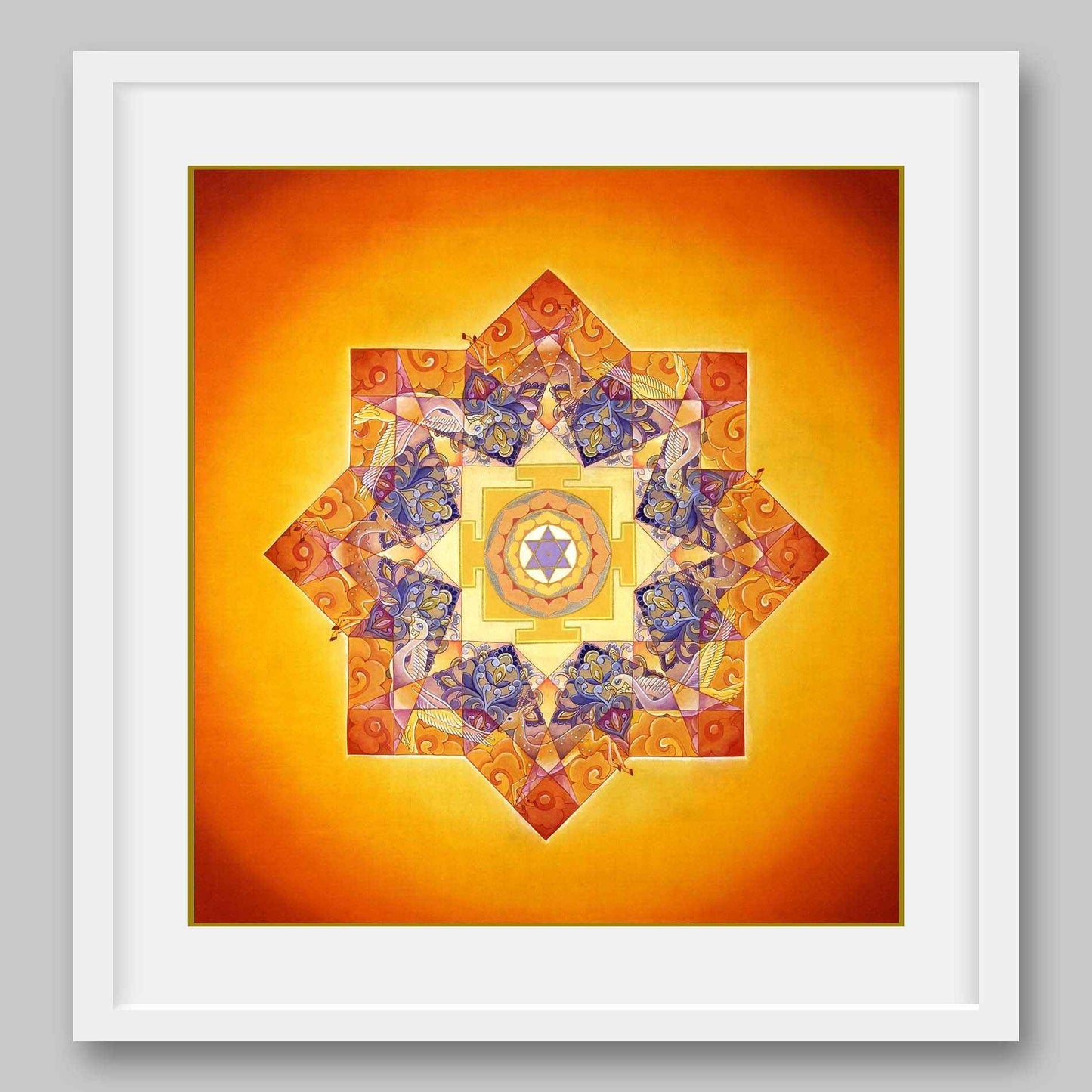Bhuvaneshwari Yantra – High Quality Print of Artwork by Pieter Weltevrede - Home Decor