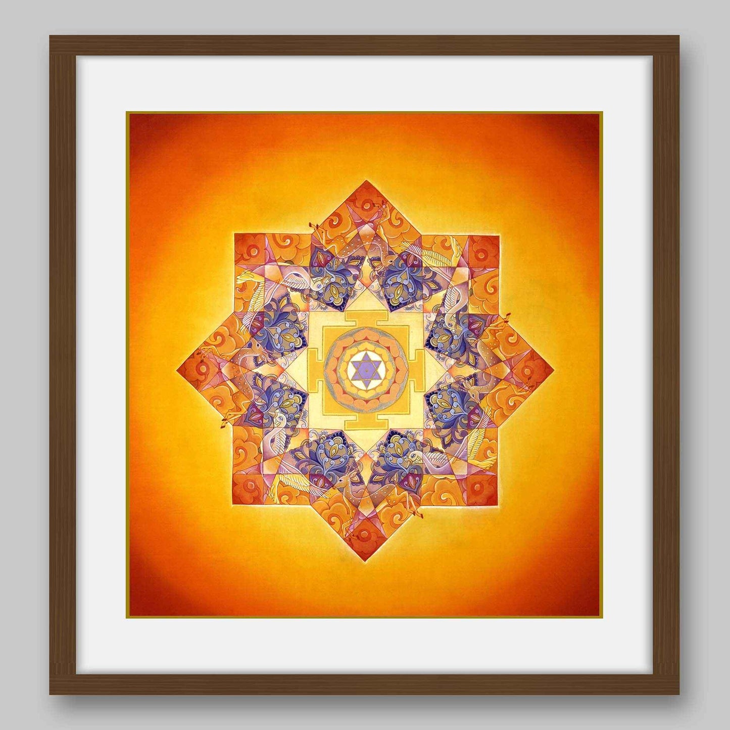 Bhuvaneshwari Yantra – High Quality Print of Artwork by Pieter Weltevrede - Home Decor
