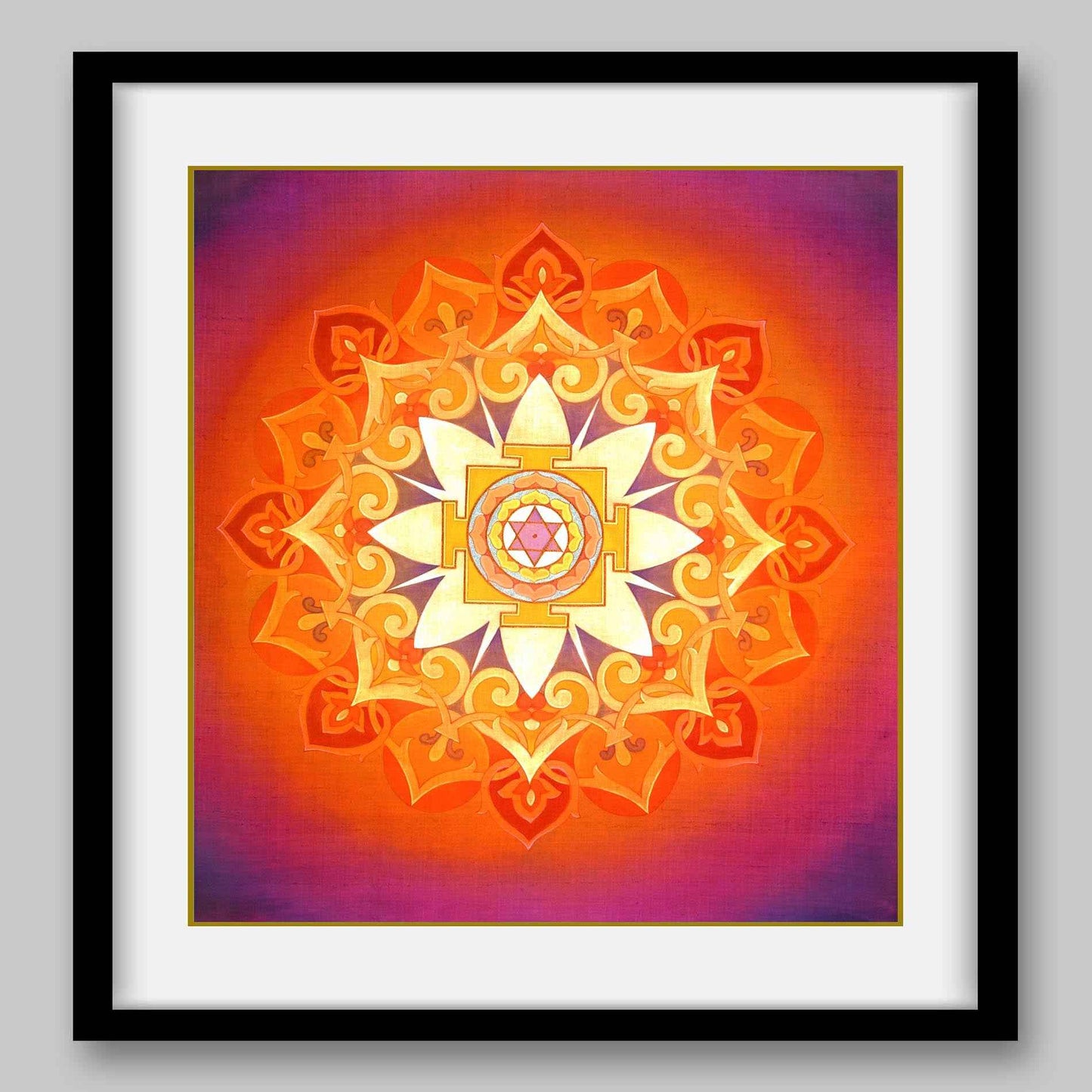 Bhuvaneshwari Yantra – High Quality Print of Artwork by Pieter Weltevrede - Home Decor