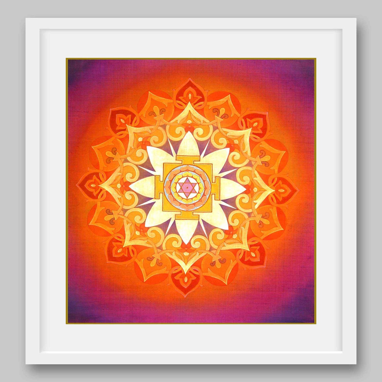 Bhuvaneshwari Yantra – High Quality Print of Artwork by Pieter Weltevrede - Home Decor