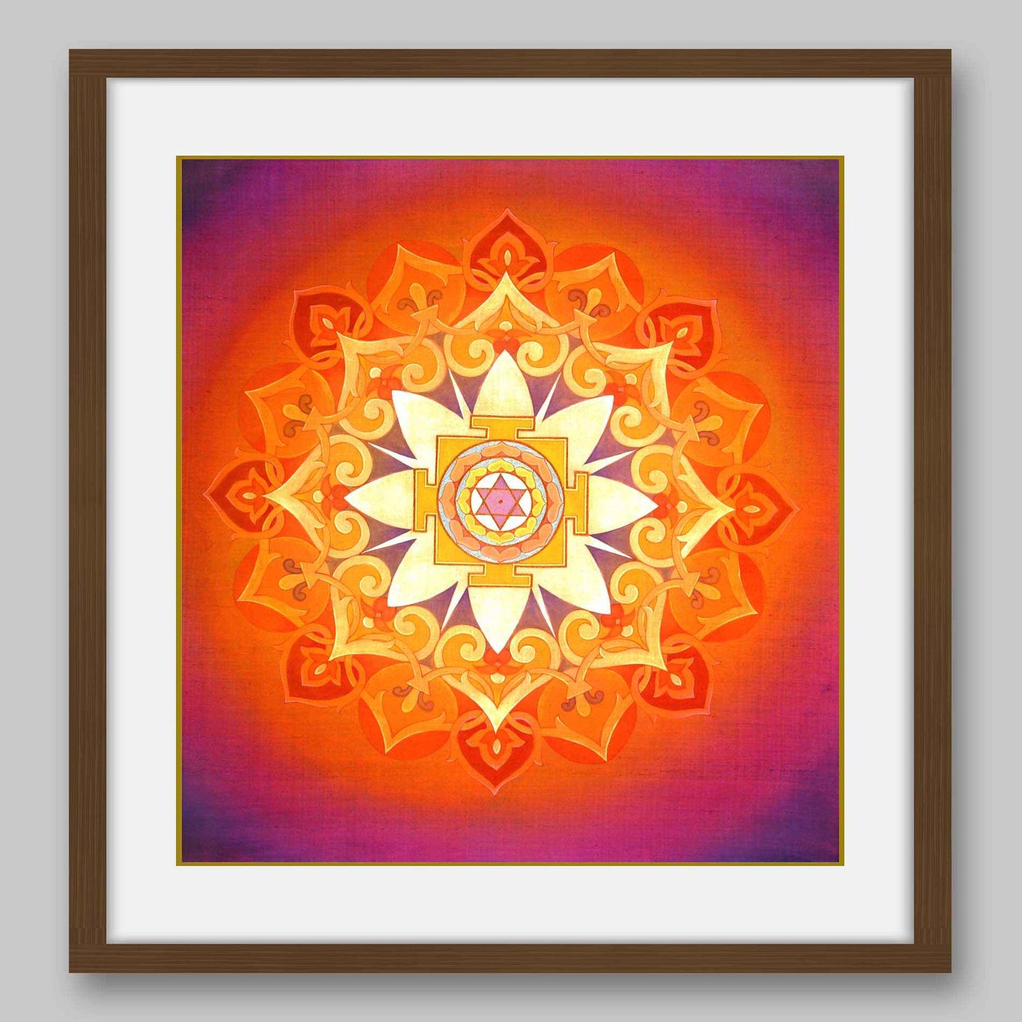 Bhuvaneshwari Yantra – High Quality Print of Artwork by Pieter Weltevrede - Home Decor