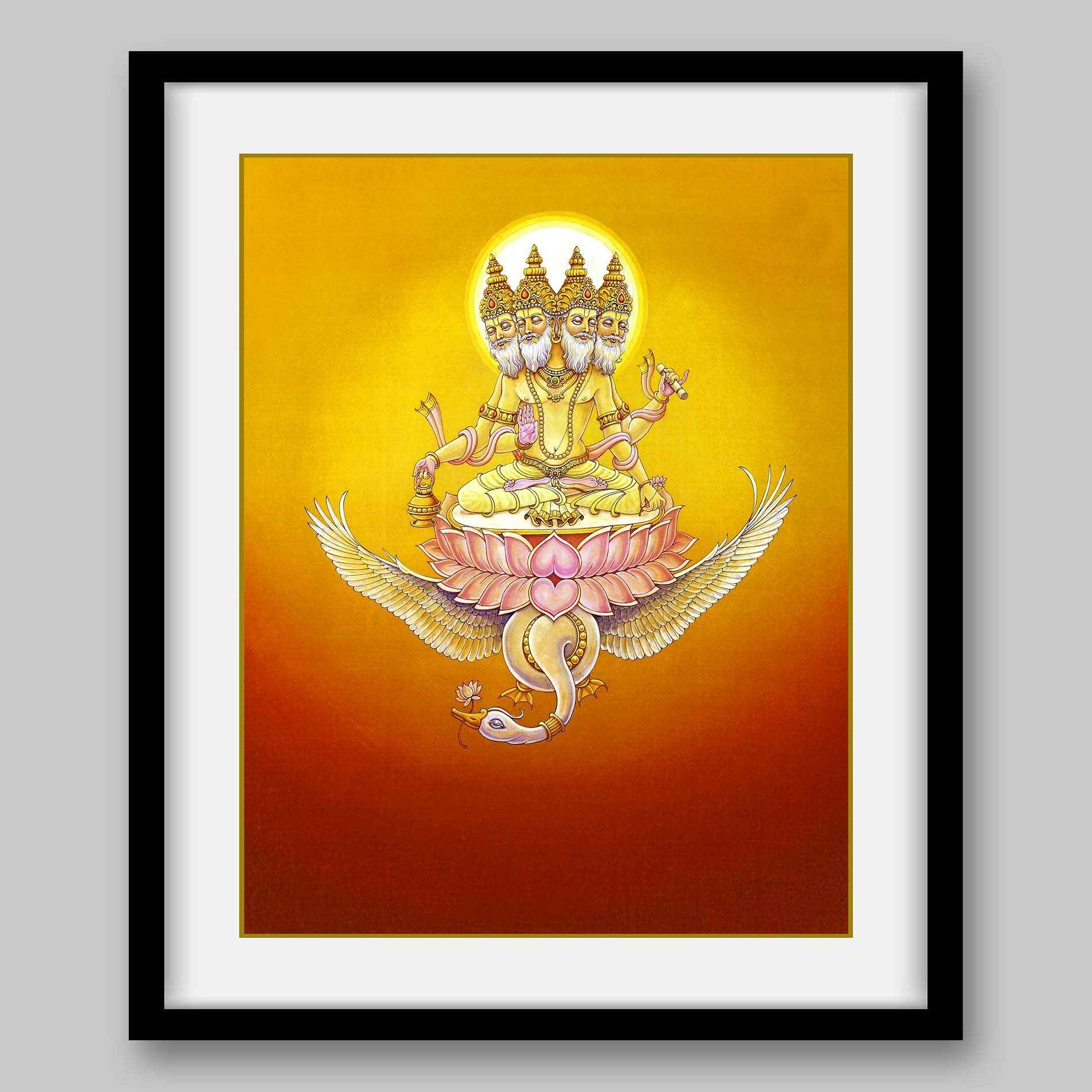 Brahma – High Quality Print of Artwork by Pieter Weltevrede