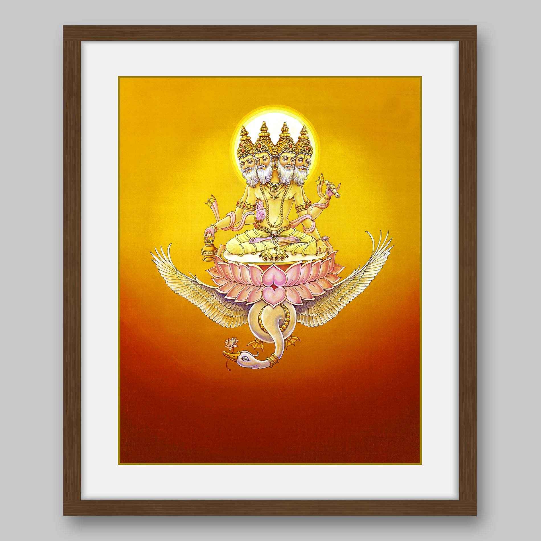Brahma – High Quality Print of Artwork by Pieter Weltevrede
