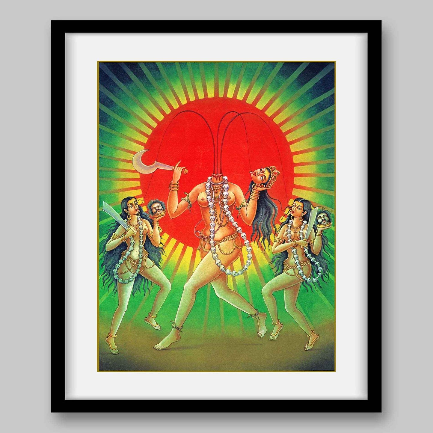 Chhinnamasta - High Quality Print of Artwork by Pieter Weltevrede